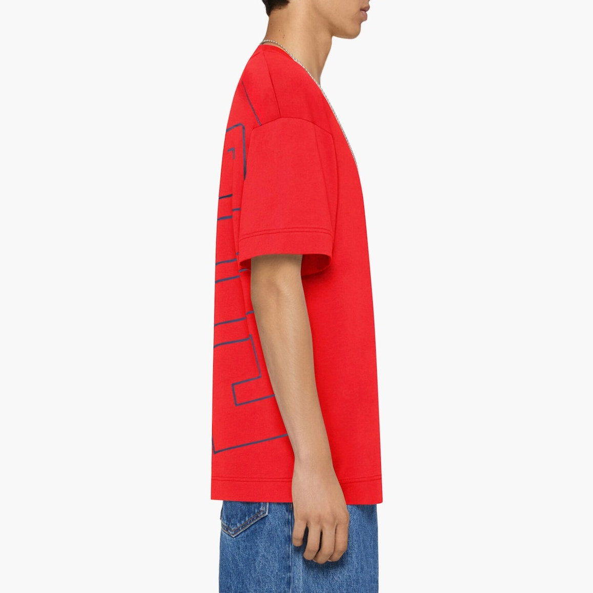 T-shirt Givenchy en Coton 4G Rouge
