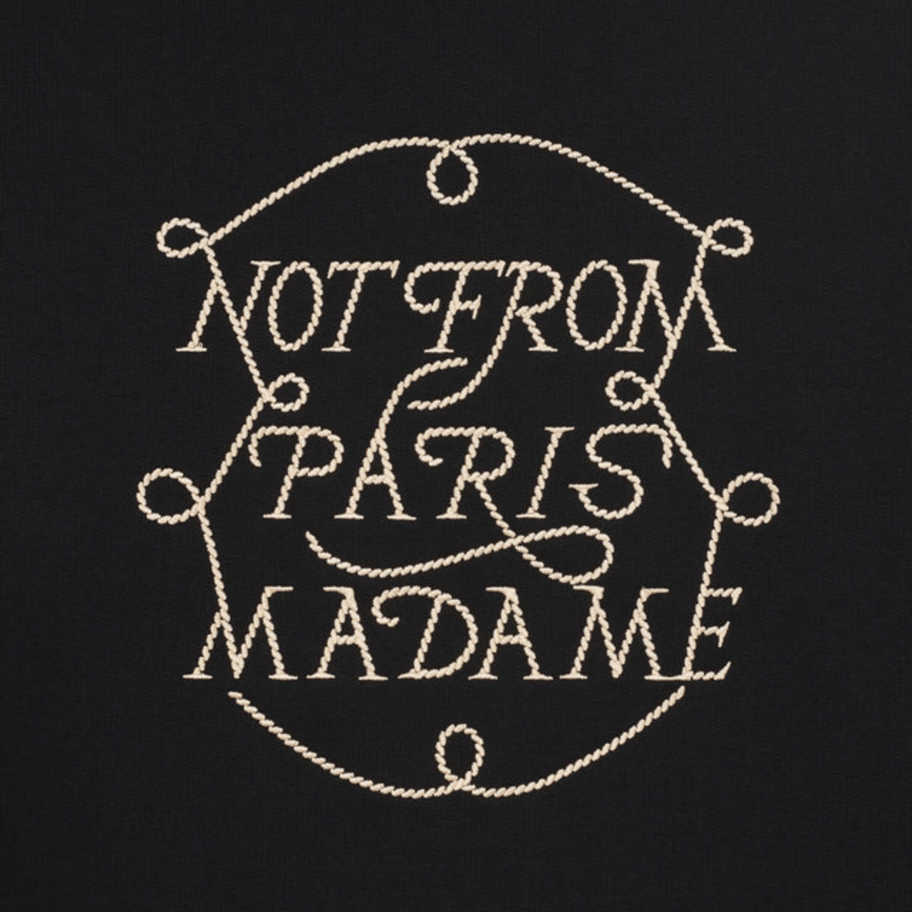 Hoodie Drôle de Monsieur Tresses Noir