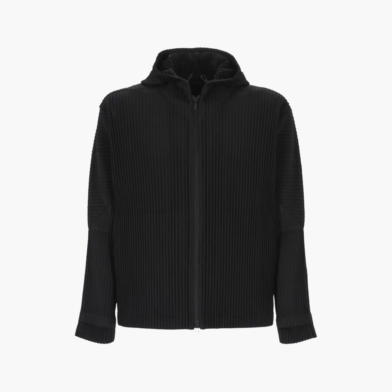 Hoodie Homme Plissé Noir