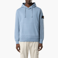 Hoodie coton bio Avio Blue
