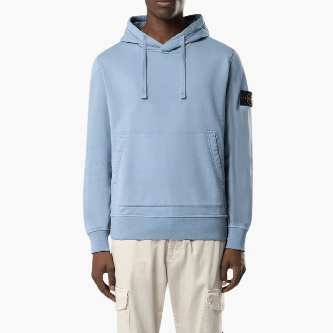 Hoodie coton bio Avio Blue