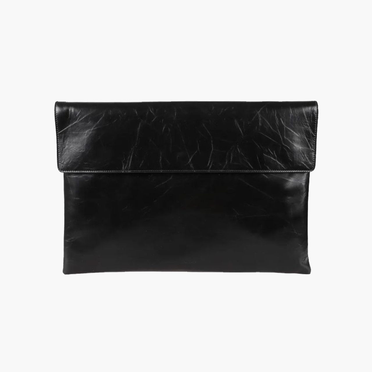 Housse Jil Sander cuir noir
