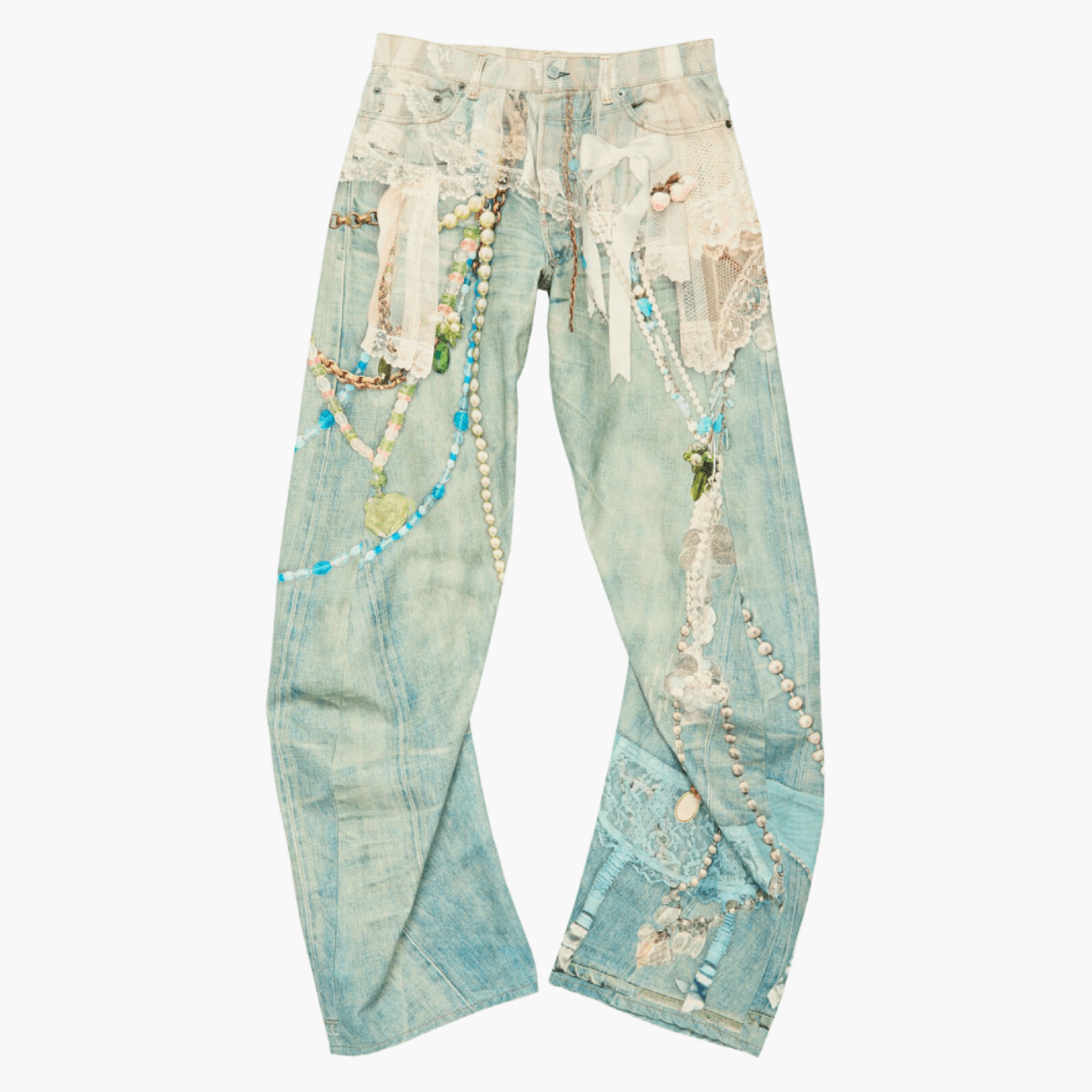 Jean Acne Studios 2006 White/Green