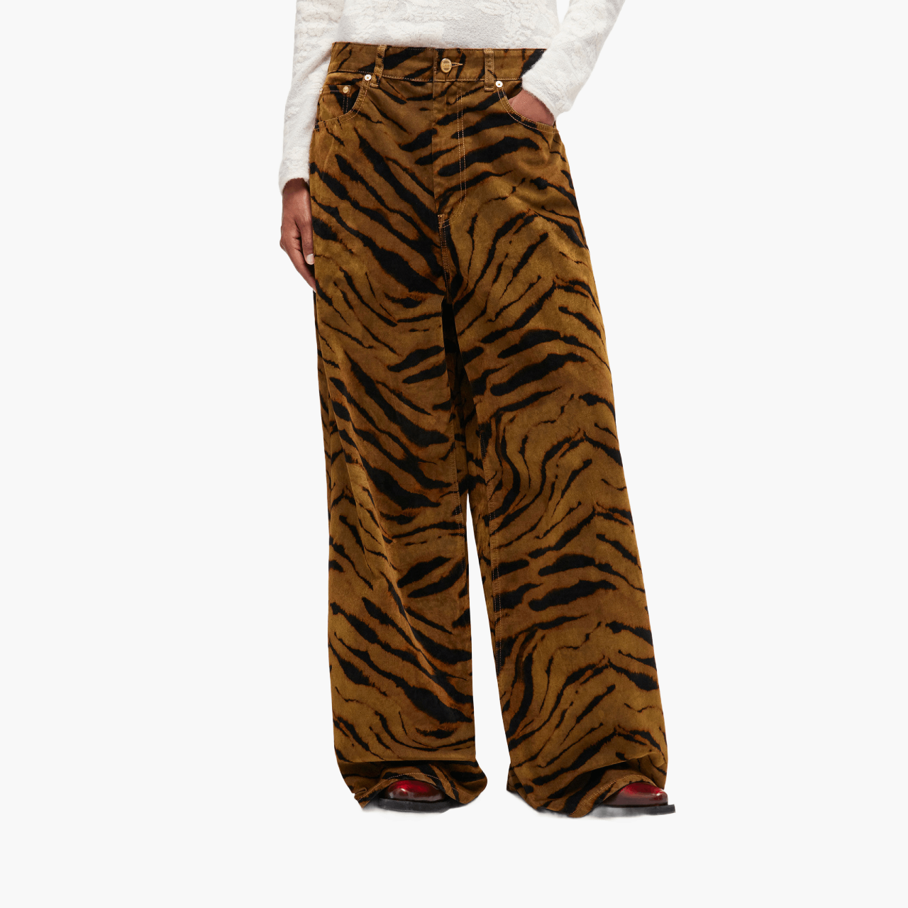 Jean Ganni Zébré Kaki