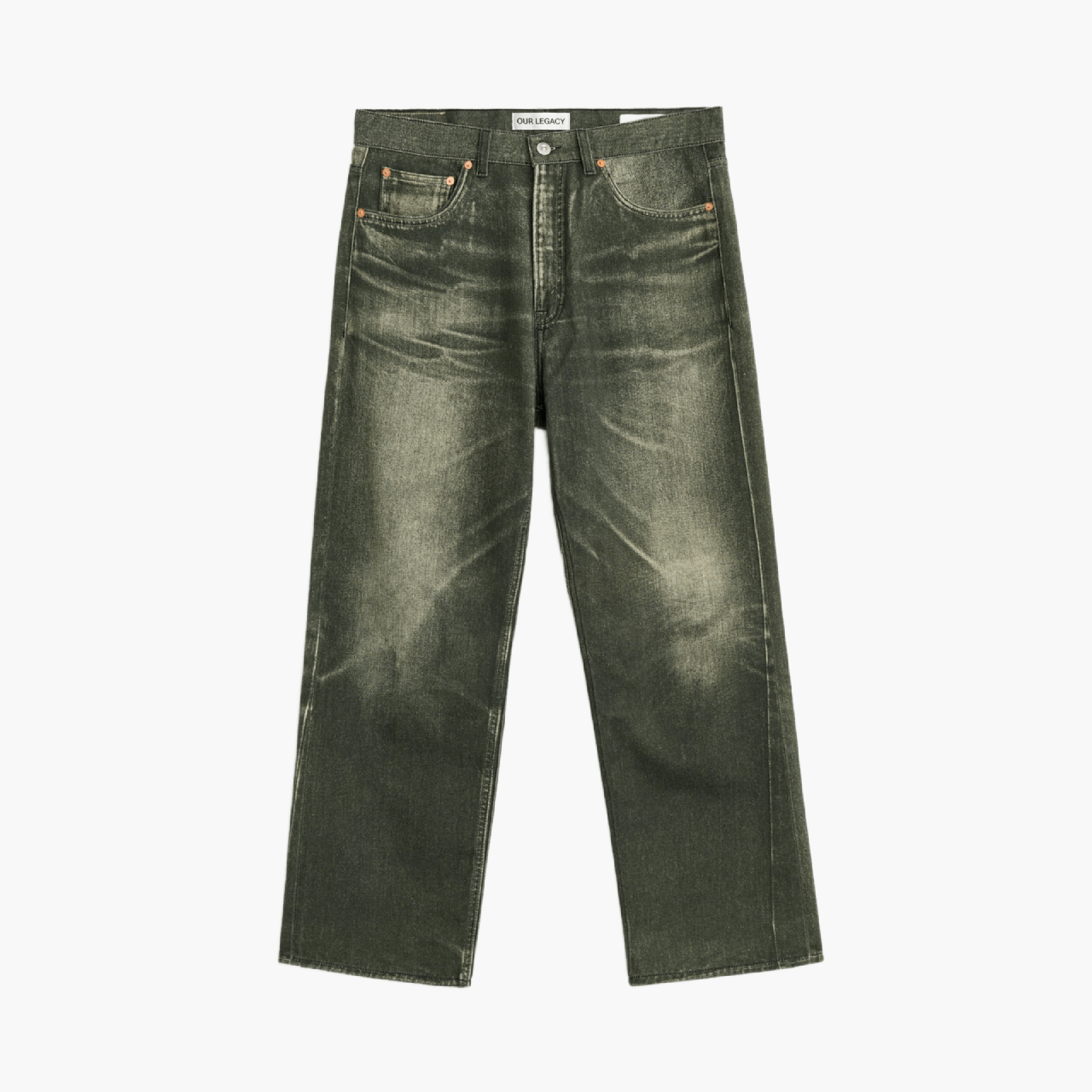 Jean Third Cut trompe-l’œil Black Aurora