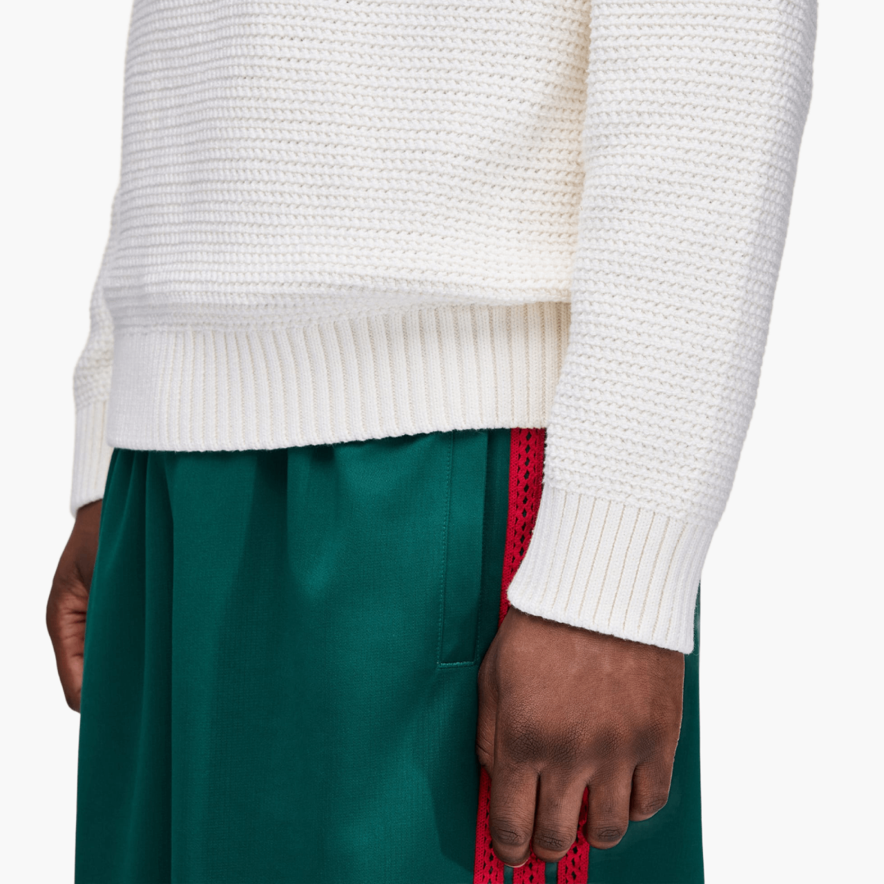 Jersey maille LS Adidas x Arte Blanc/Vert