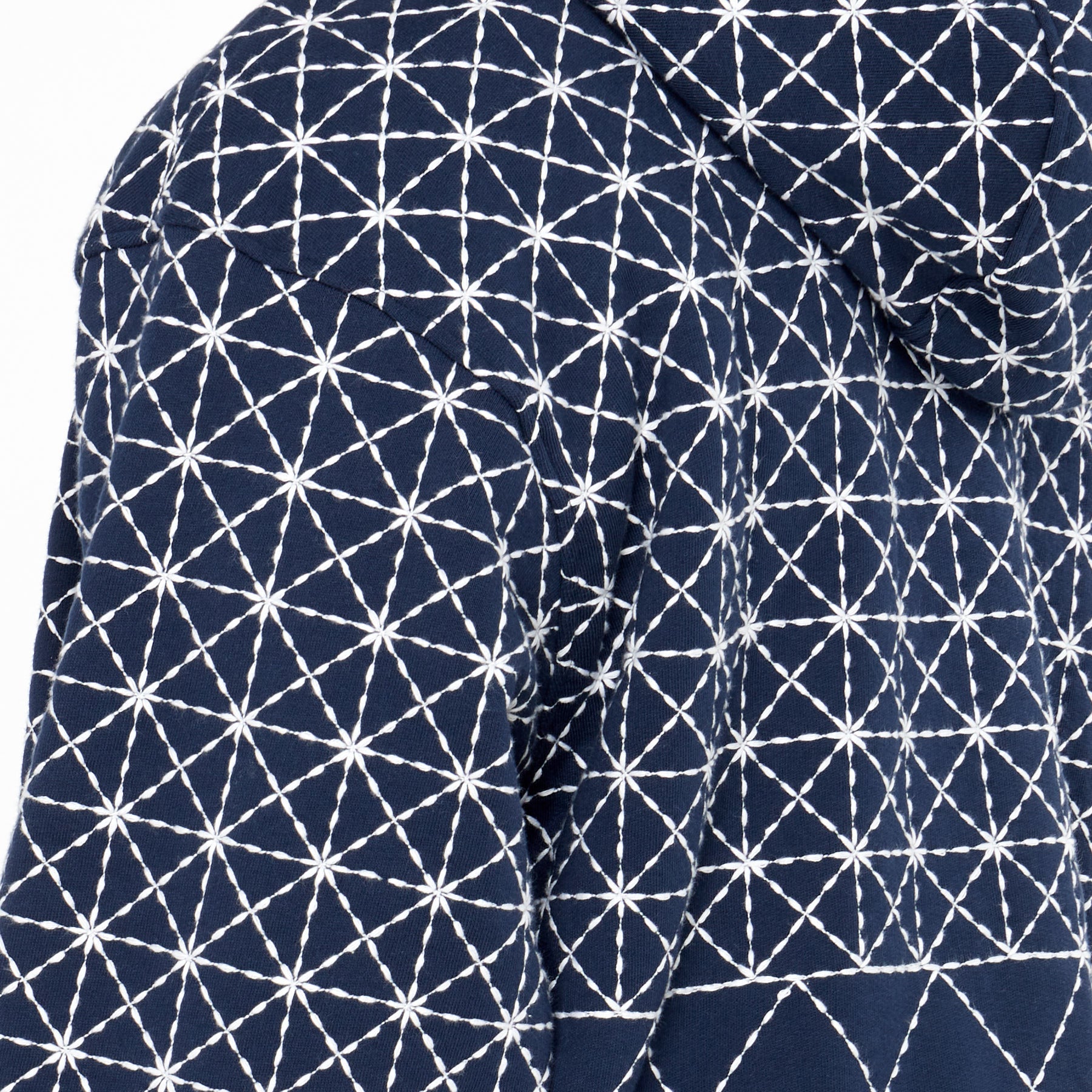 Sweatshirt Kenzo Sashiko Stitch Bleu