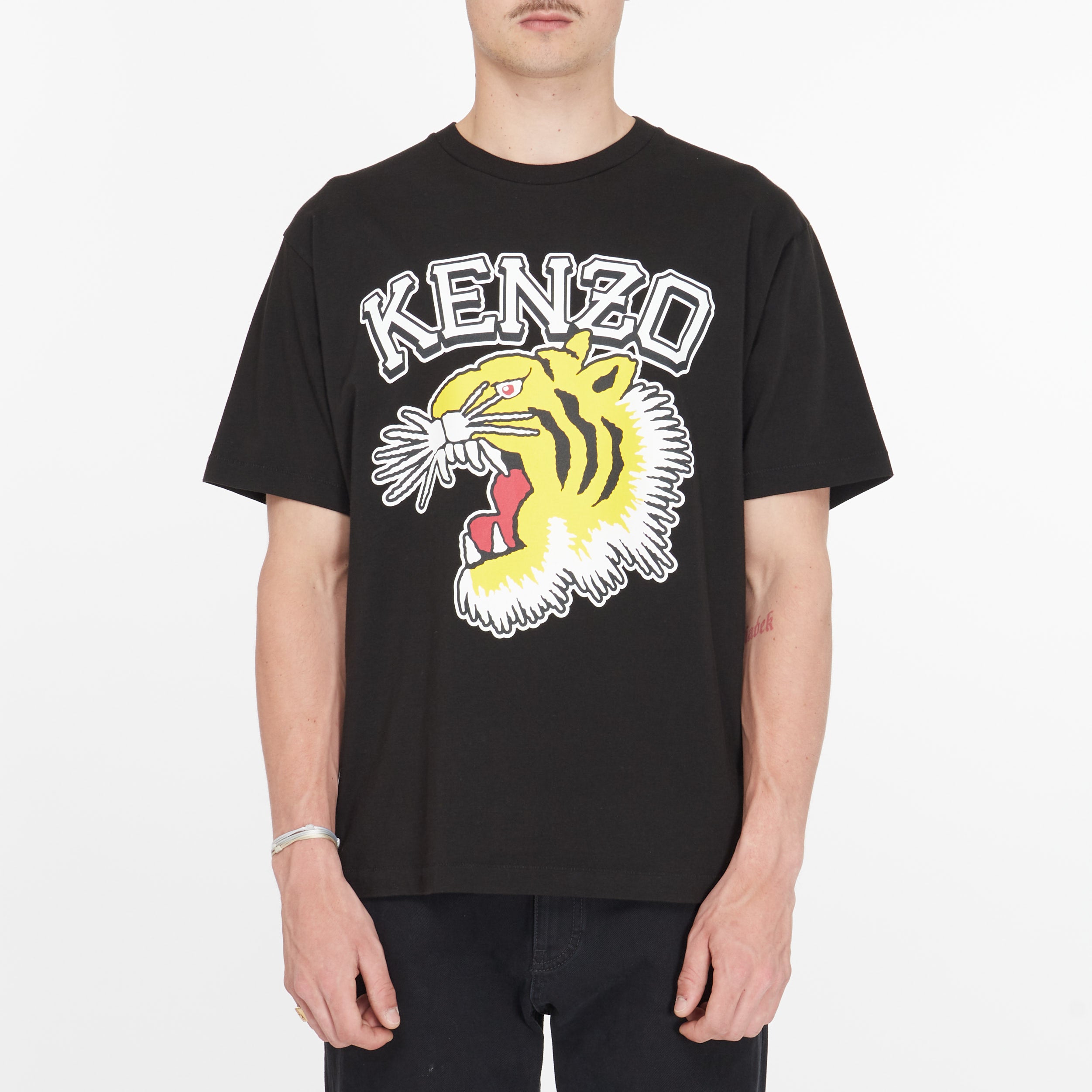 T-shirt Kenzo Tiger Varsity Noir