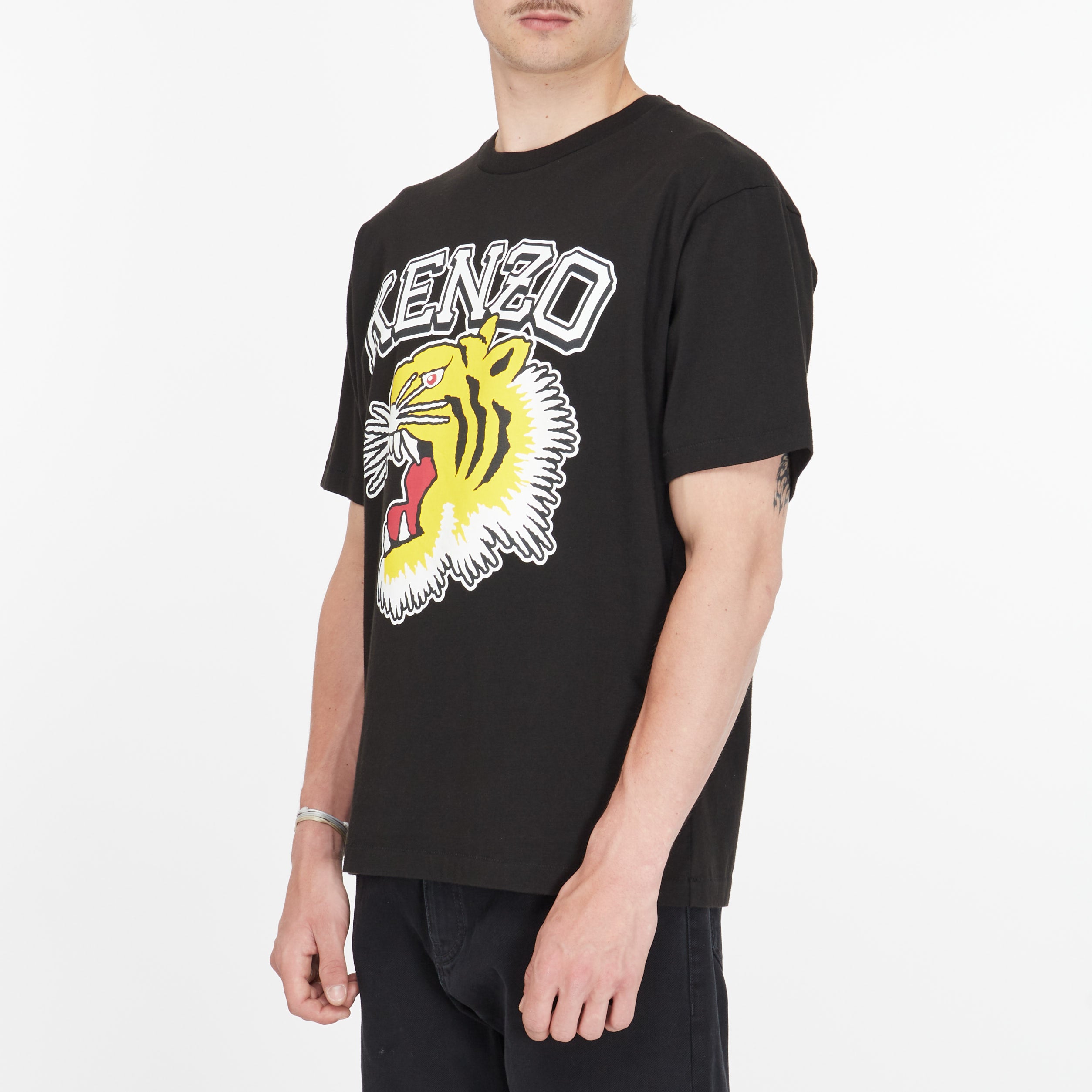 T-shirt Kenzo Tiger Varsity Noir
