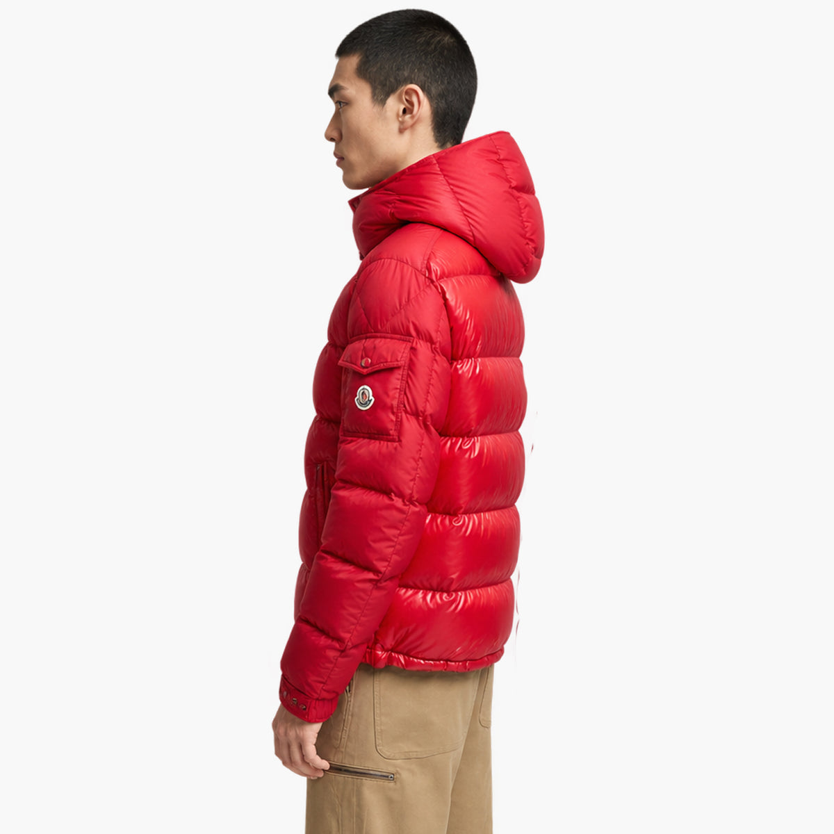 Doudoune Moncler Maya rouge