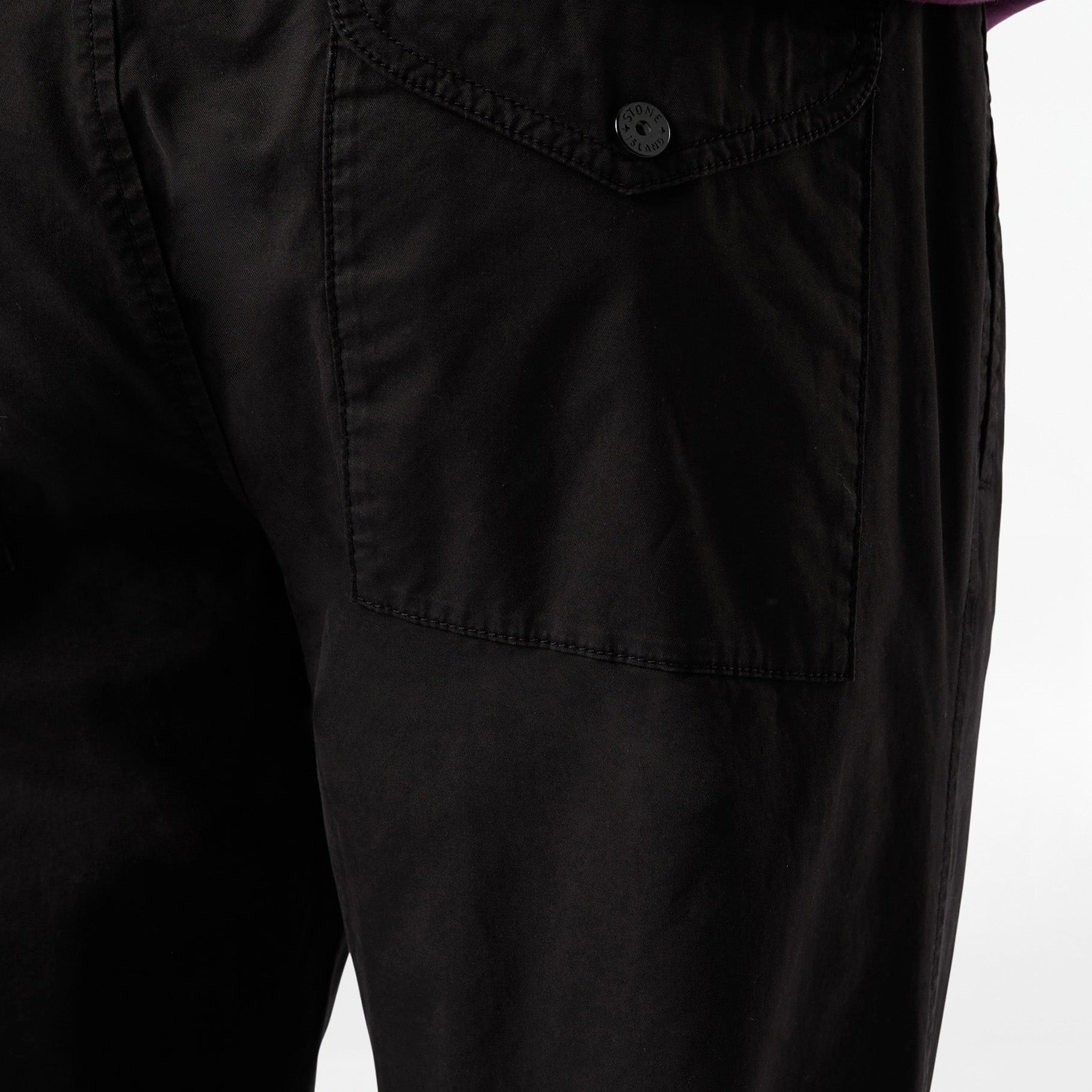 Pantalon Cargo Stone Island Supima® Cotton 3100304 Noir