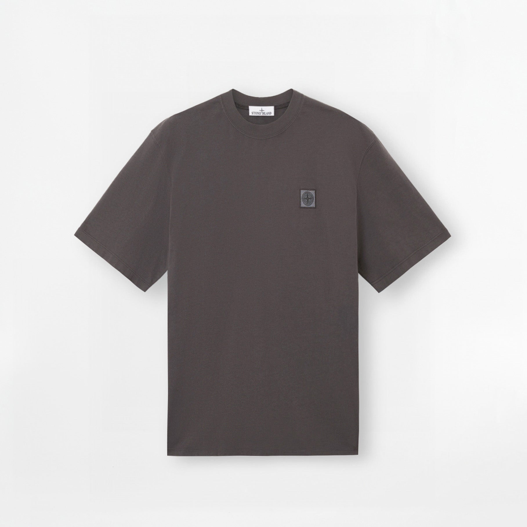 T-shirt Stone Island Combed Organic Cotton Jersey 2100034 Gris