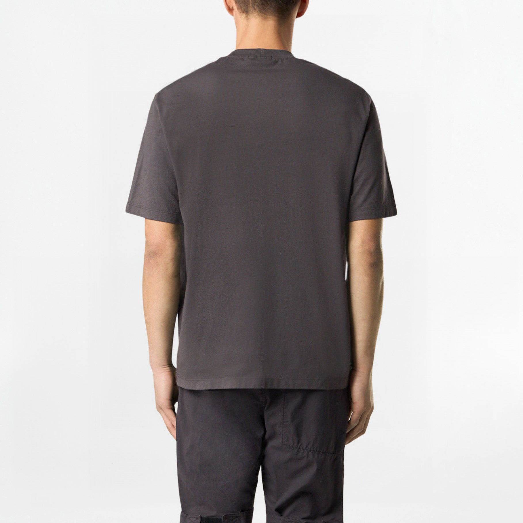 T-shirt Stone Island Combed Organic Cotton Jersey 2100034 Gris