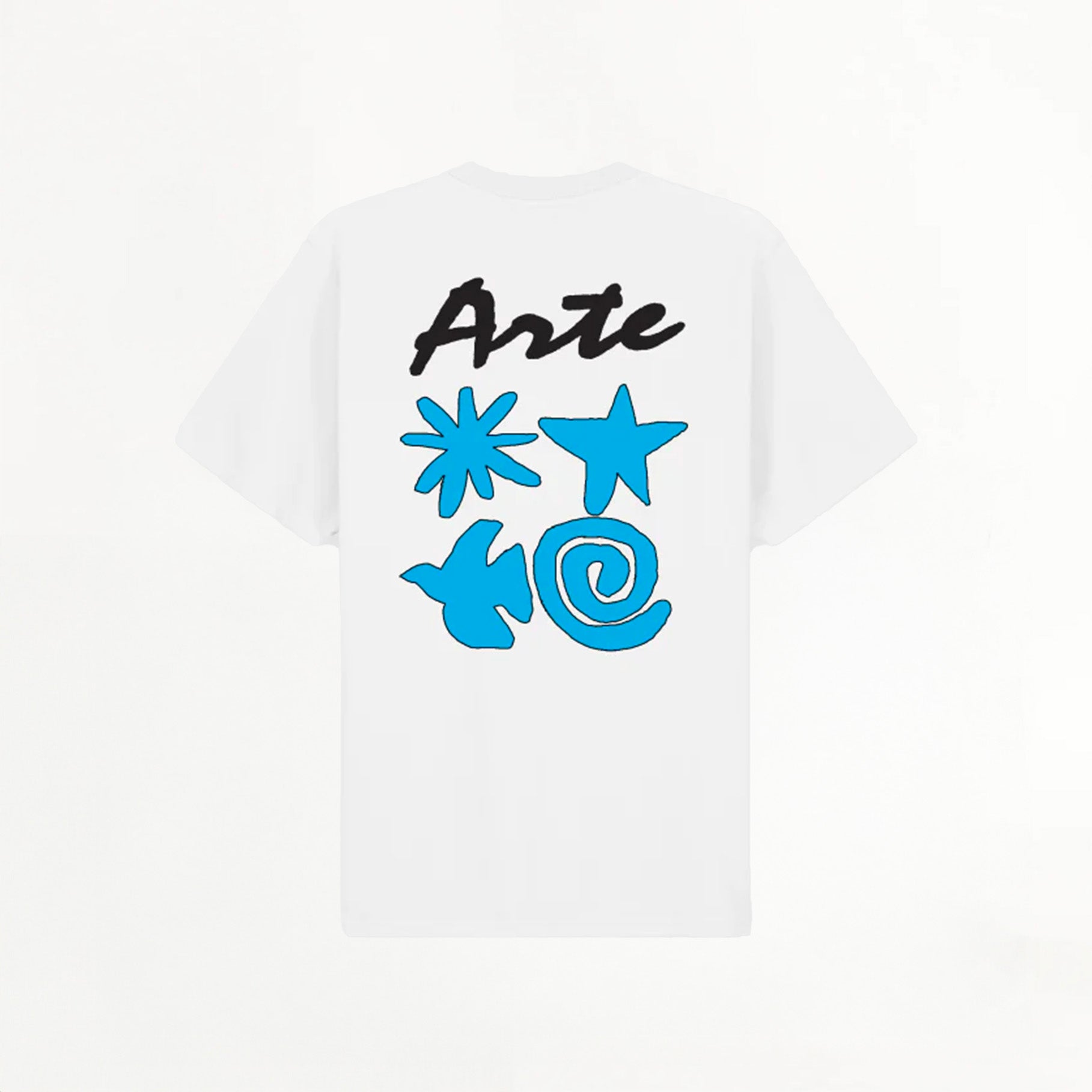 T-shirt Homme Arte Antwerp 4 Elements Print Blanc