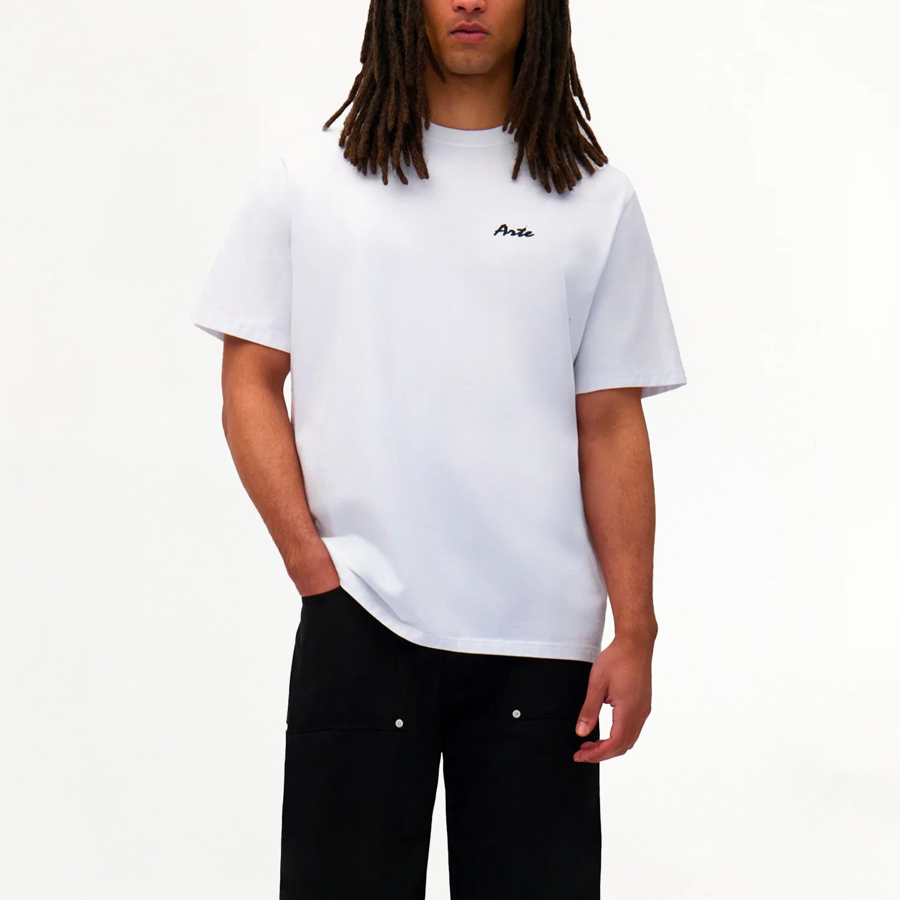 T-shirt Homme Arte Antwerp 4 Elements Print Blanc