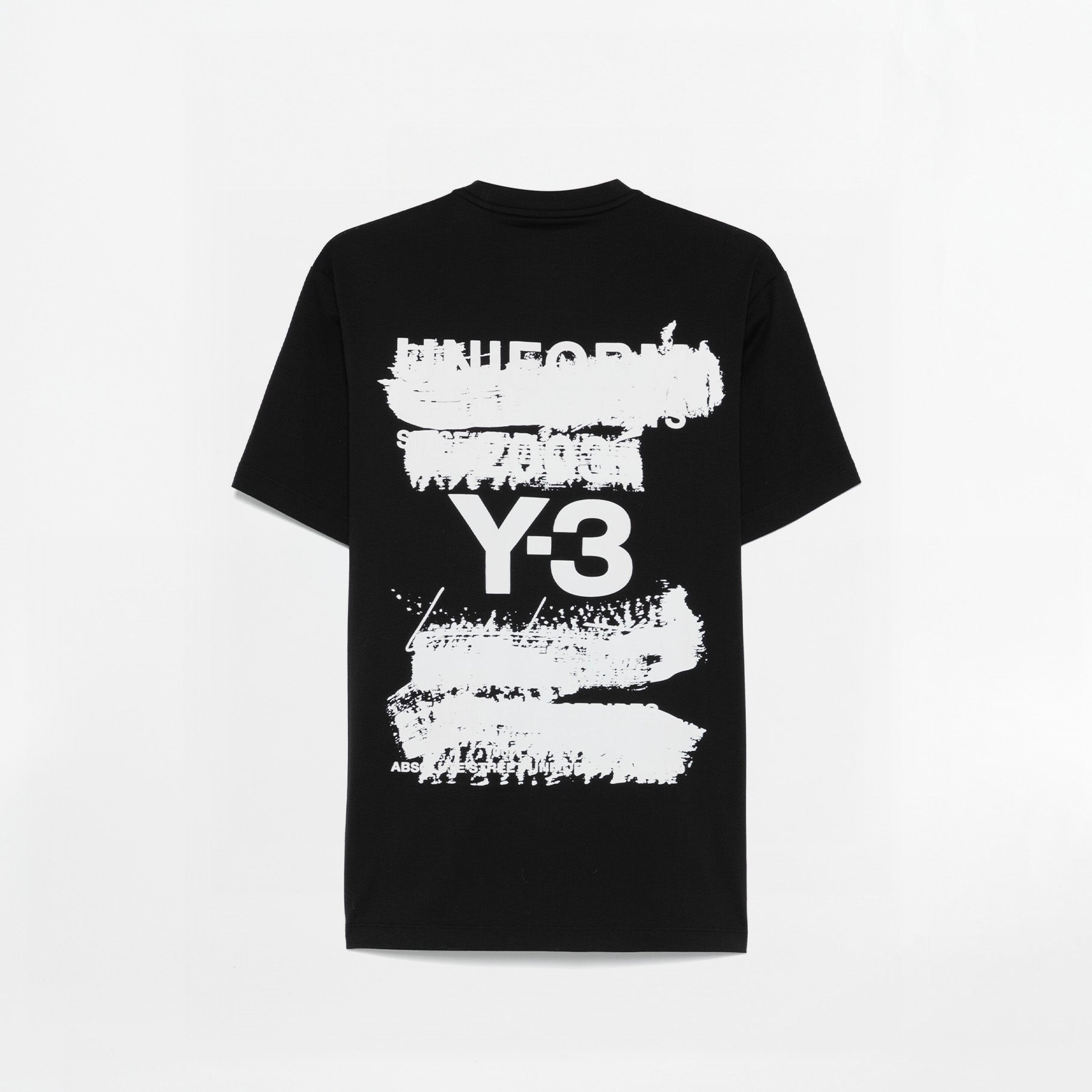 T-shirt Y-3 Logo Dos Noir