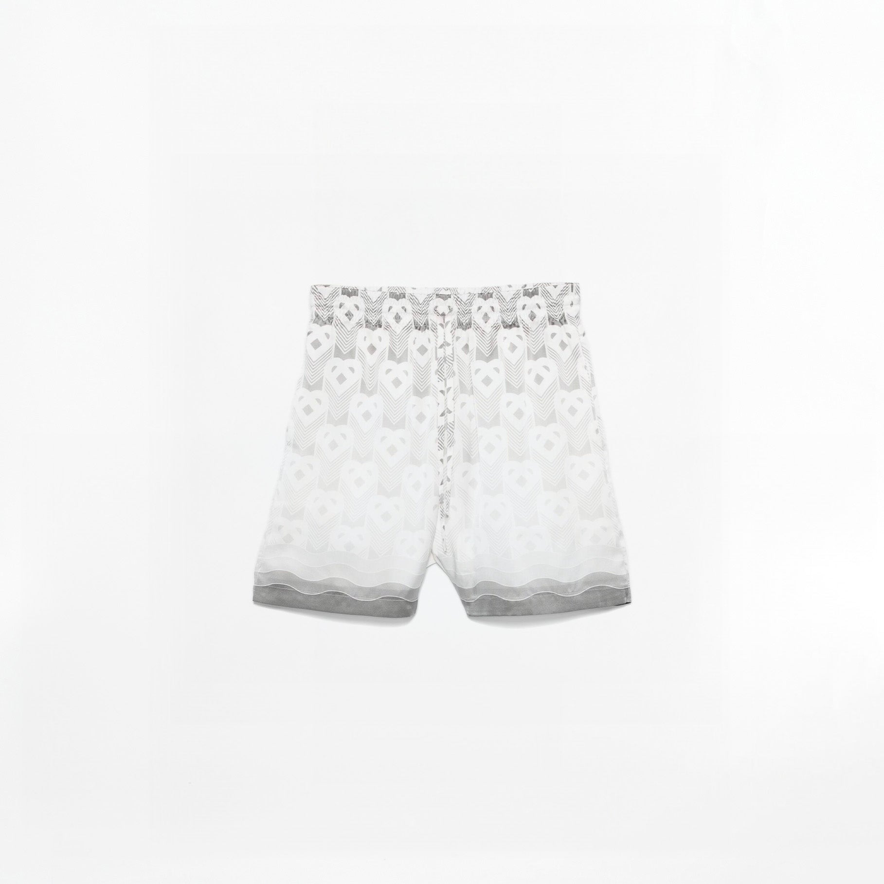 Short Casablanca Monogram Dégradé Gris