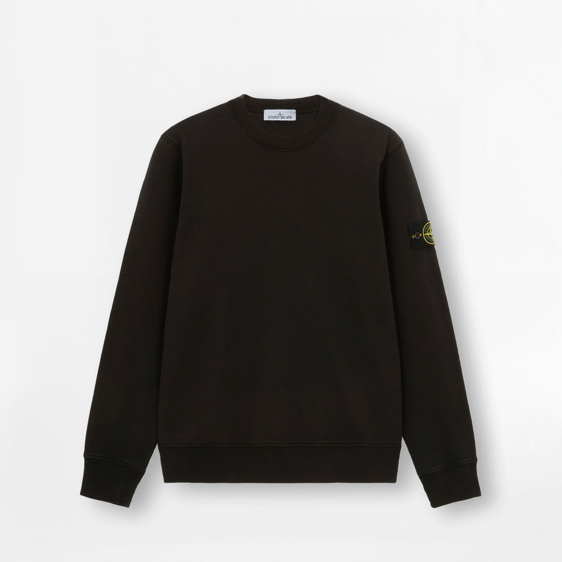 Sweat-shirt Stone Island Organic Cotton Fleece 6100044 Noir