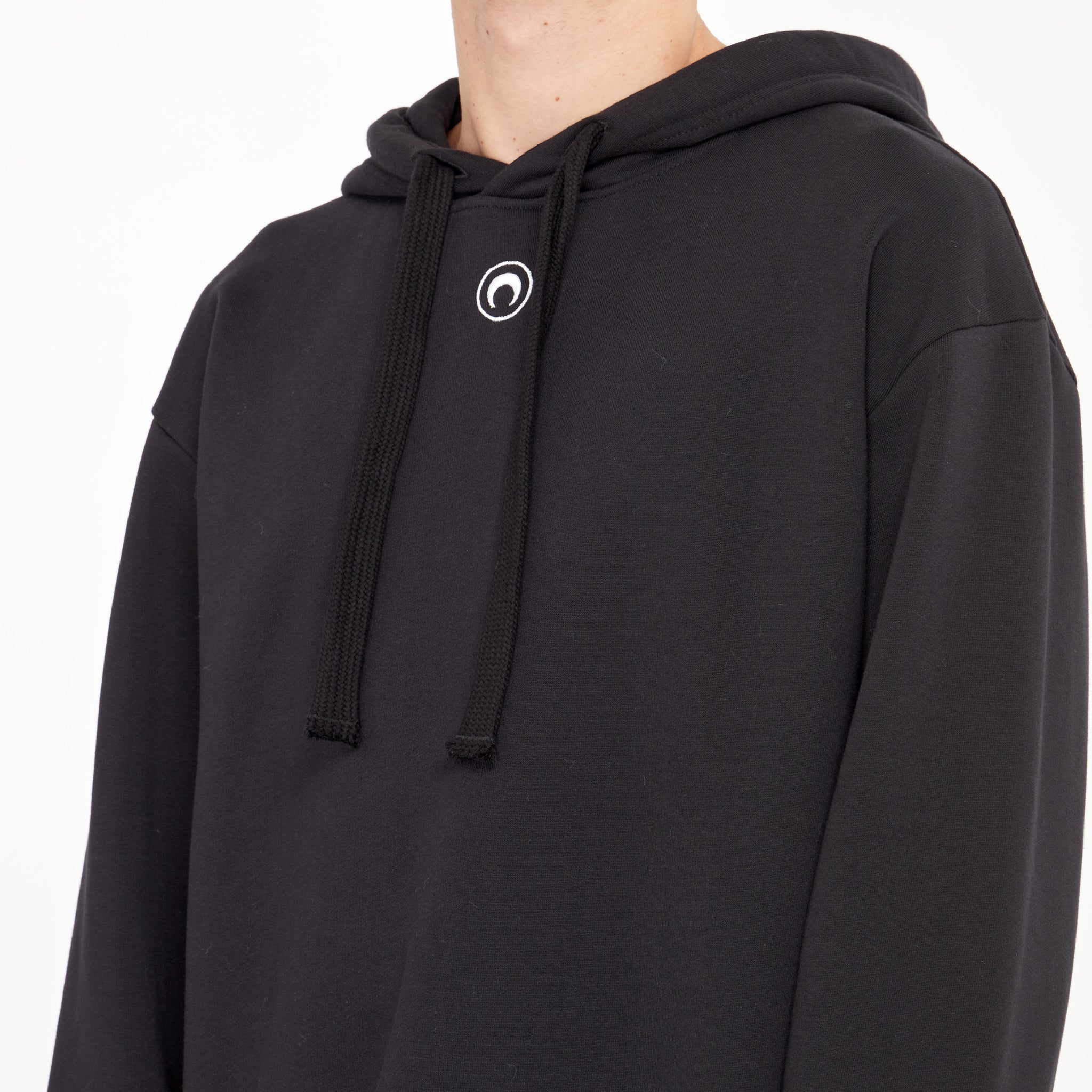 Hoodie Marine Serre Imprimé Rose