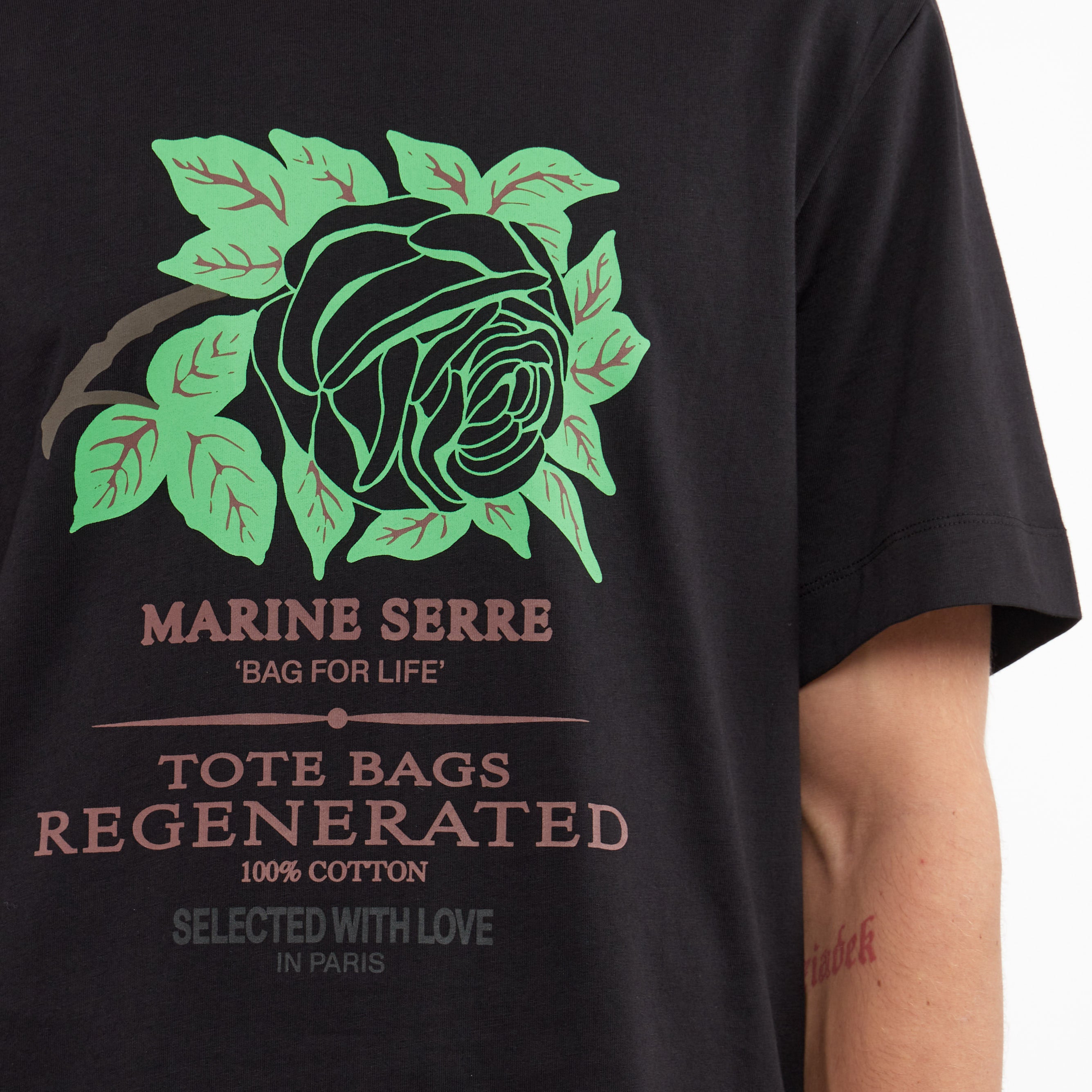 T-shirt Marine Serre Imprimé Rose