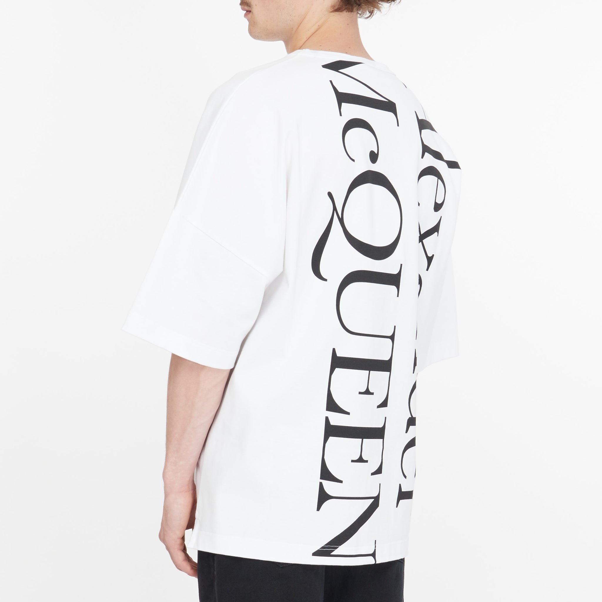 Tee Shirt McQueen à Logo Oversize