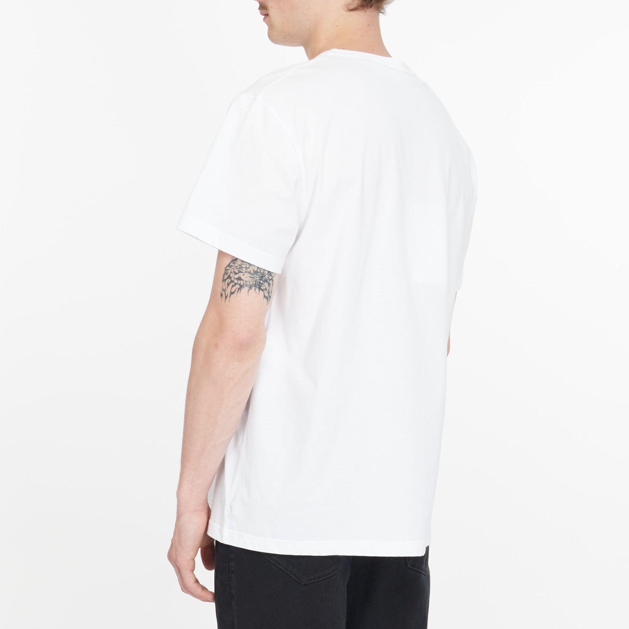 Tee Shirt McQueen à Logo Bleu
