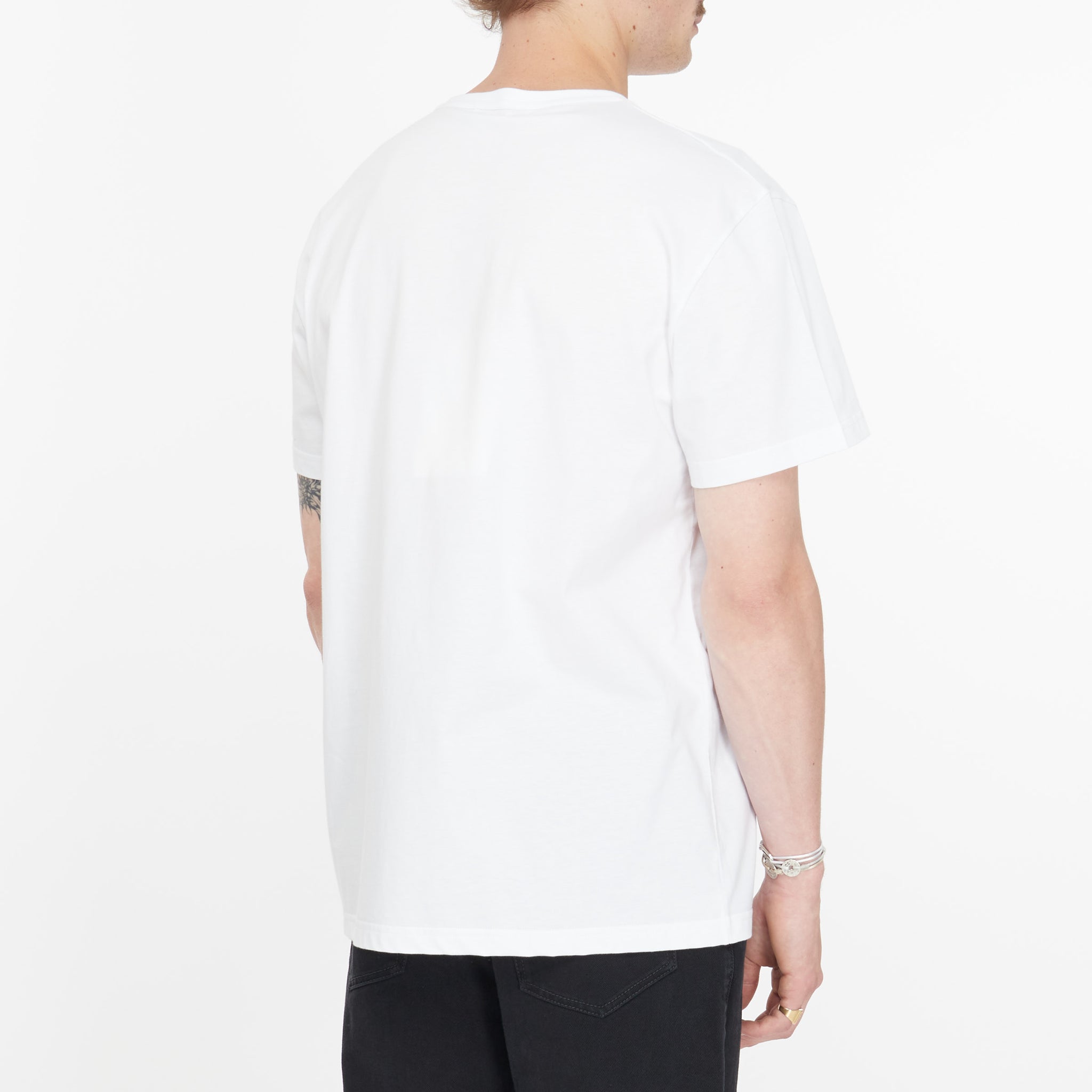 Tee Shirt McQueen à Logo Bleu