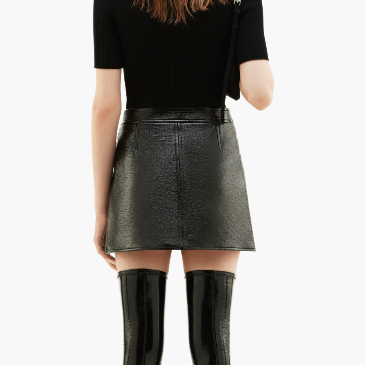 AC logo vinyl reissue mini-skirt
