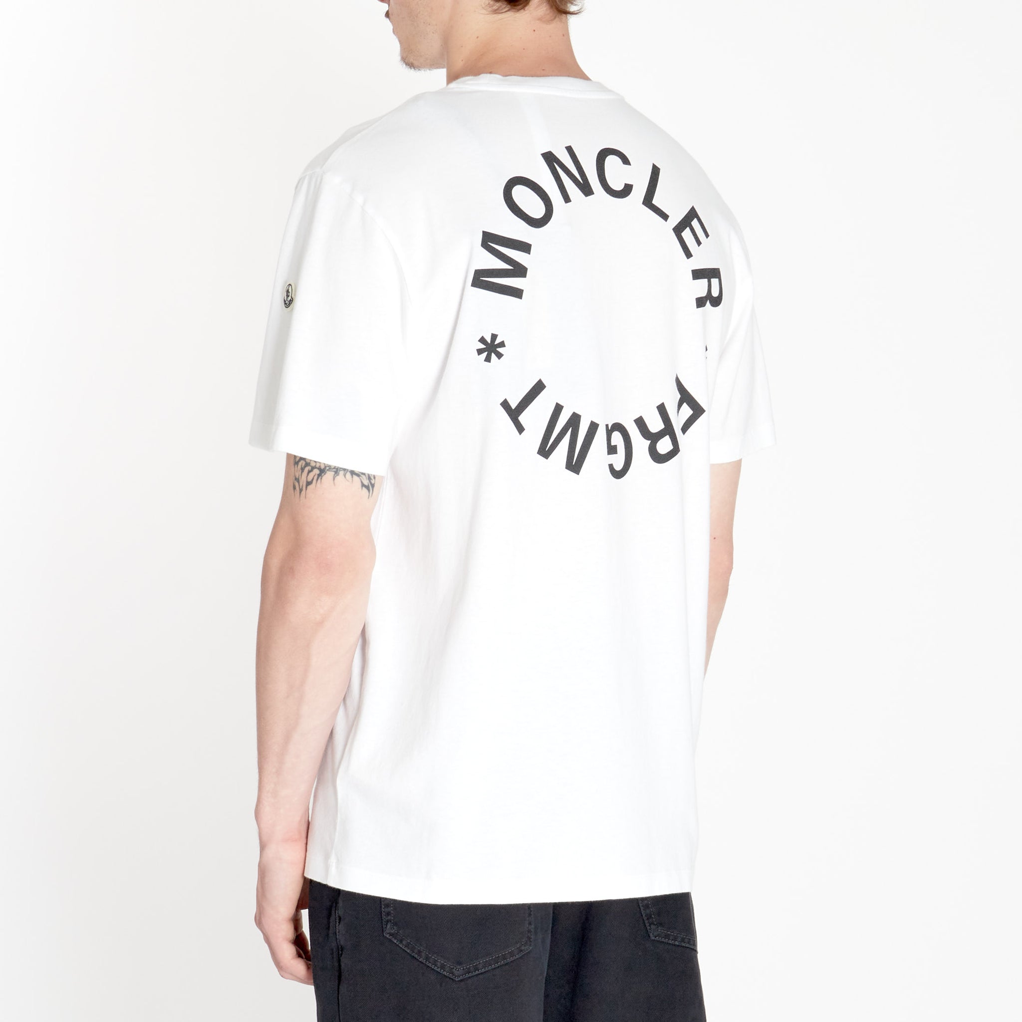 T-shirt Moncler x Frgmt à Logo Blanc