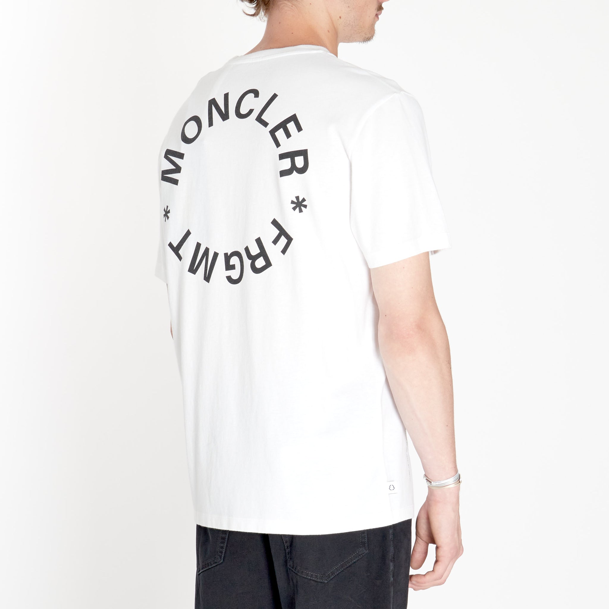 T-shirt Moncler x Frgmt à Logo Blanc