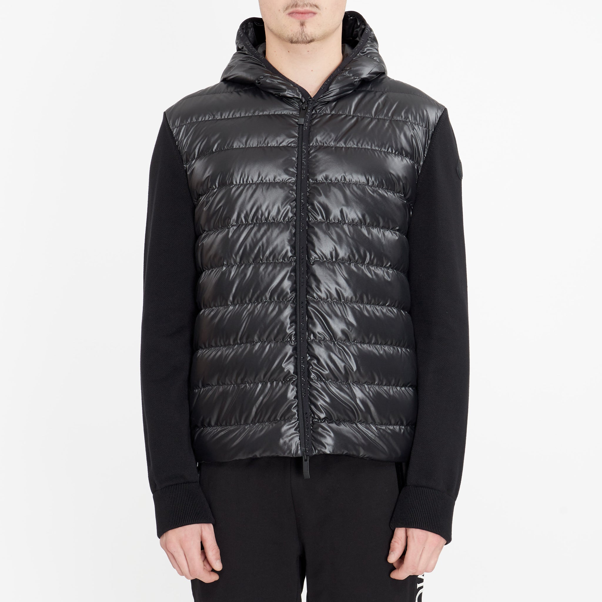 Sweat Moncler En Coton Matelassé