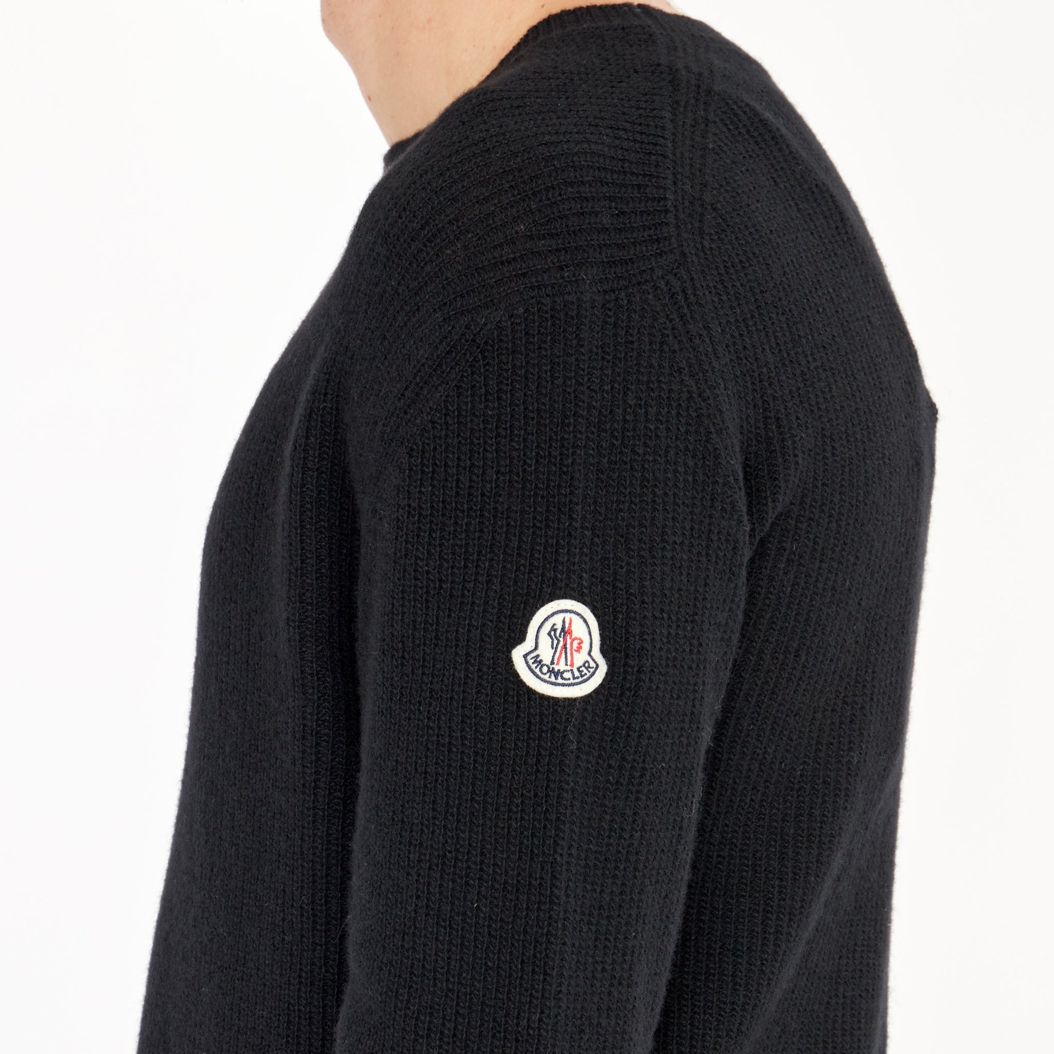 Pull en Laine Moncler en Maille Noir