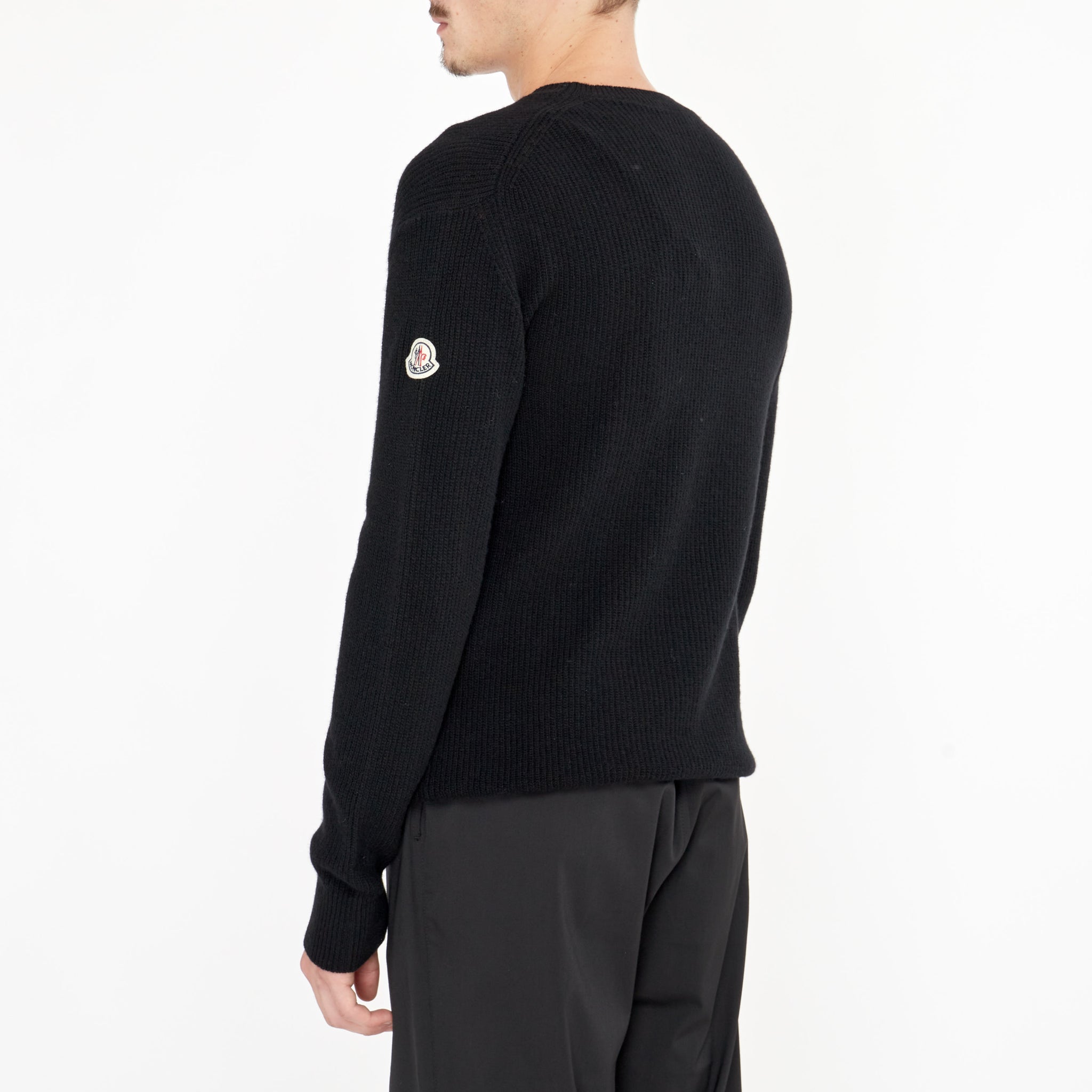 Pull en Laine Moncler en Maille Noir
