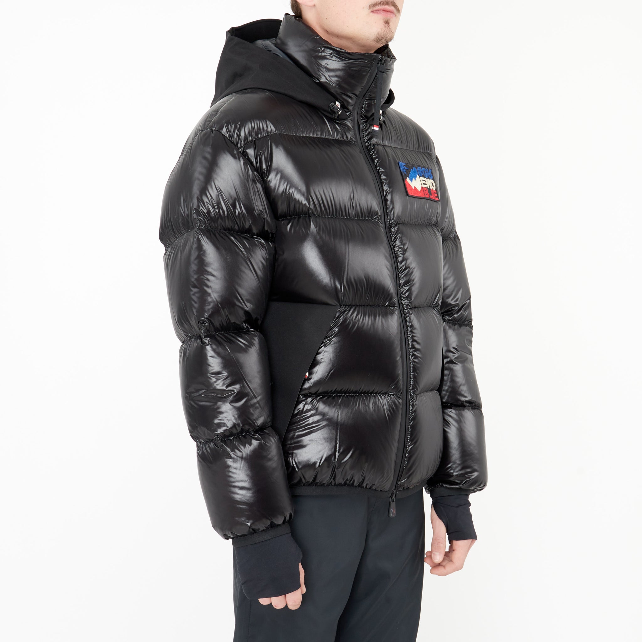 Doudoune Moncler Grenoble Marcassin Noir