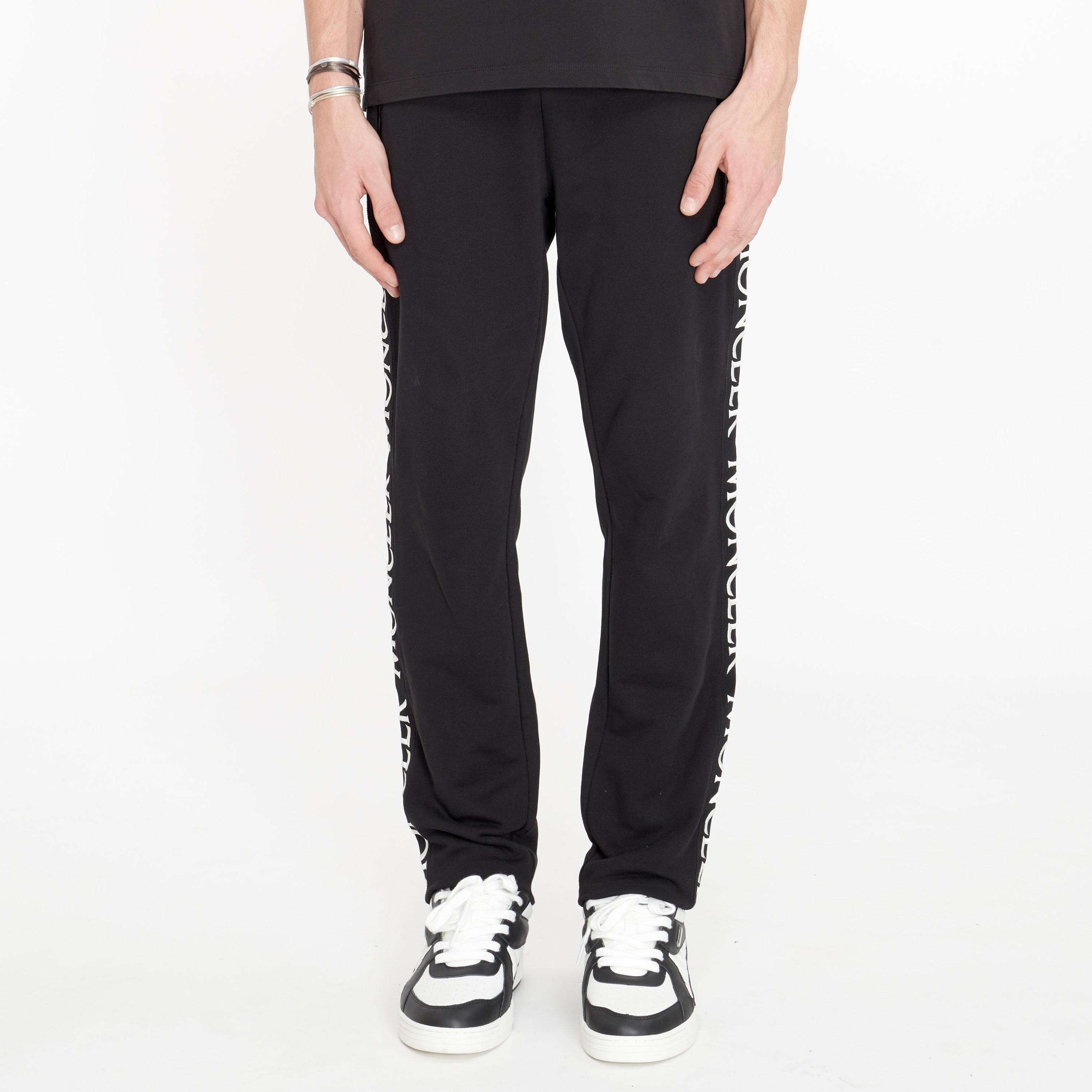 Pantalon De Jogging Moncler à Logo Noir