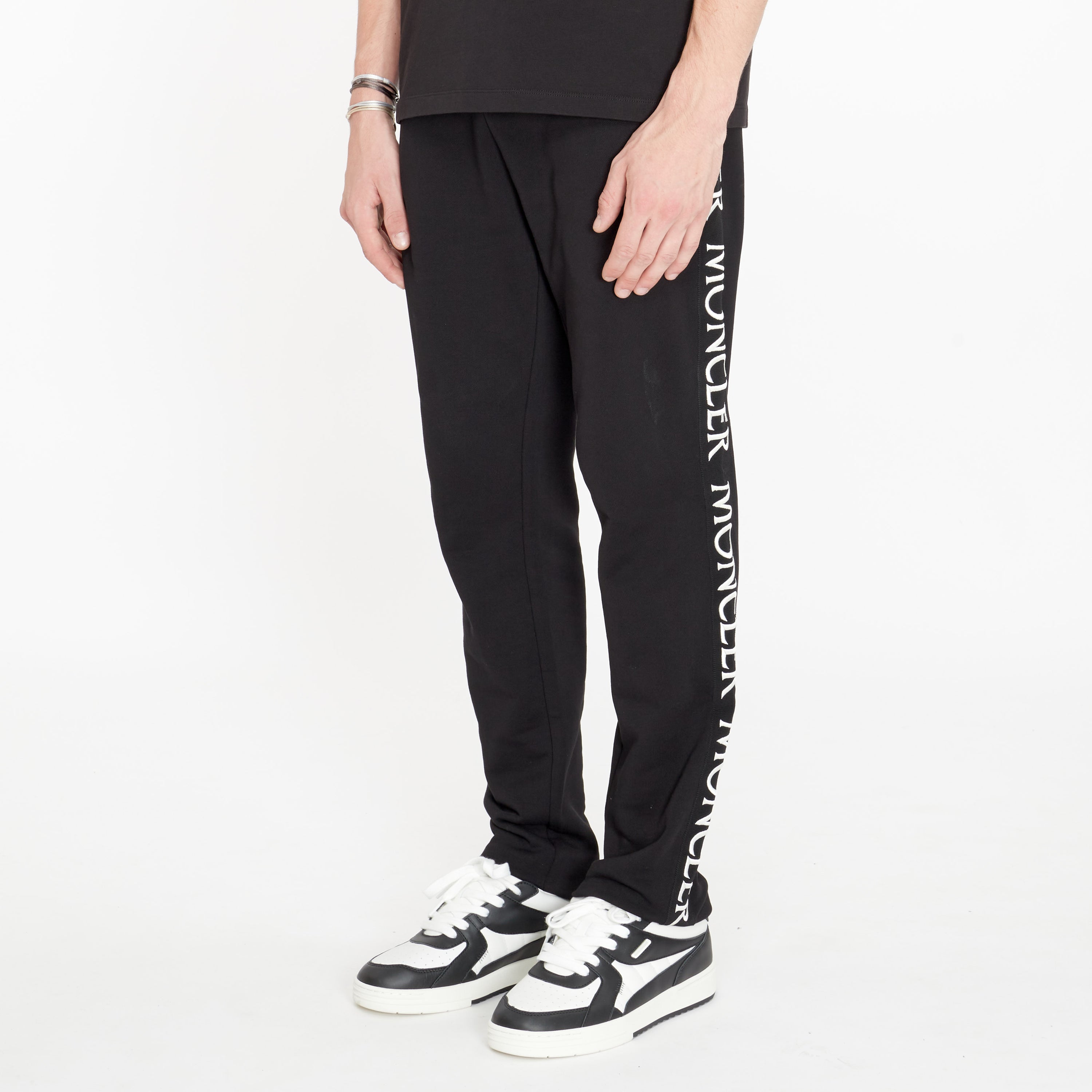 Pantalon De Jogging Moncler à Logo Noir