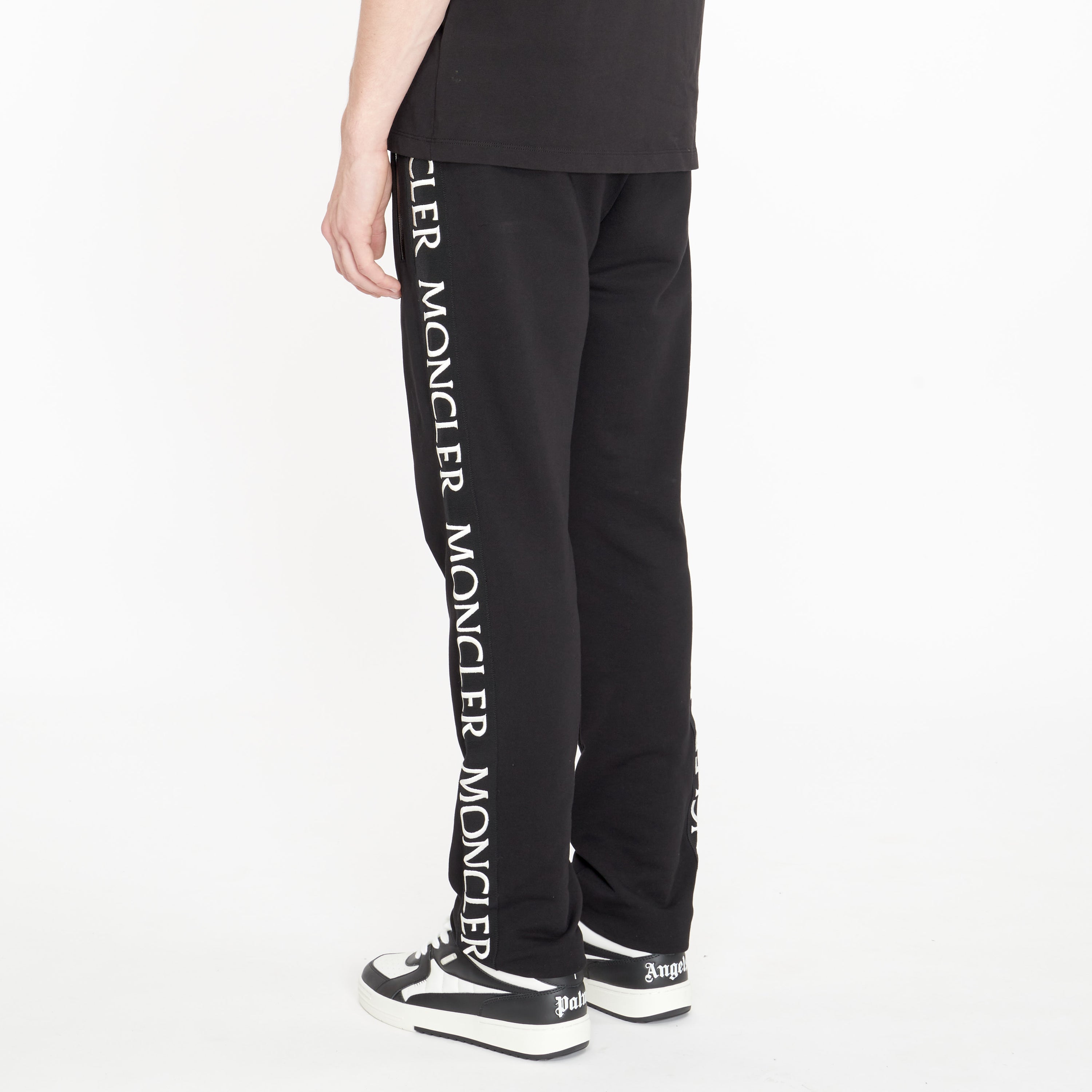 Pantalon De Jogging Moncler à Logo Noir