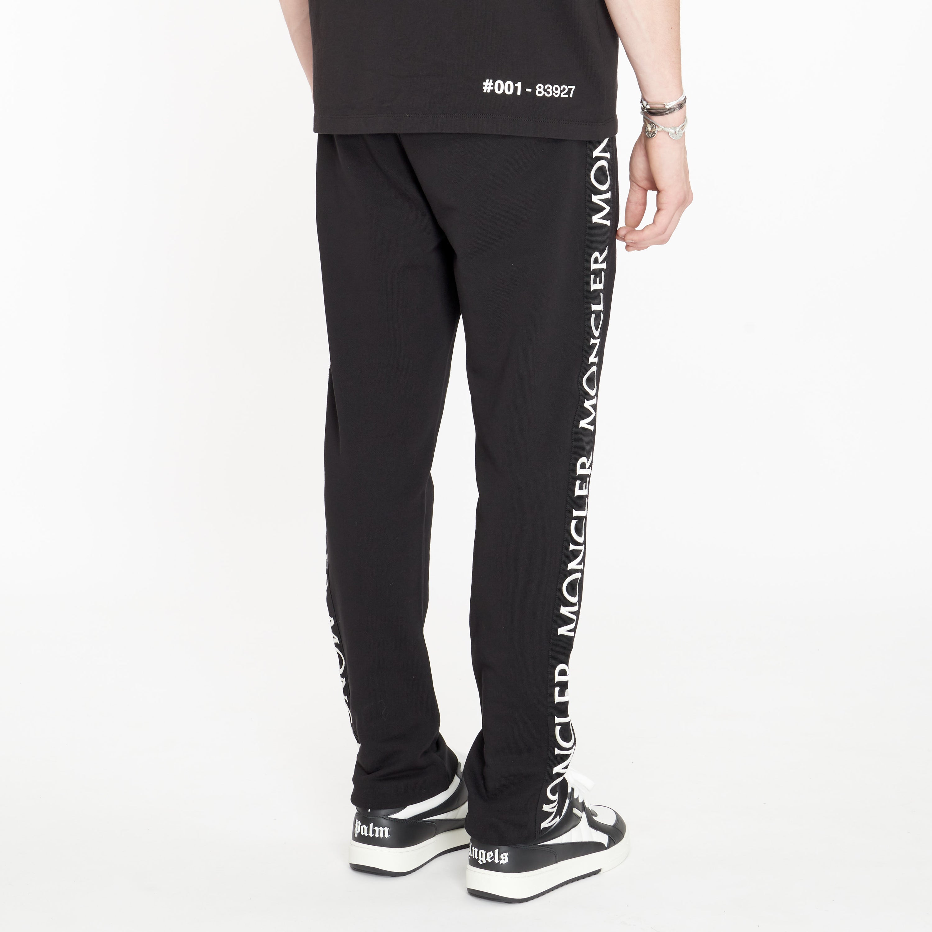 Pantalon De Jogging Moncler à Logo Noir