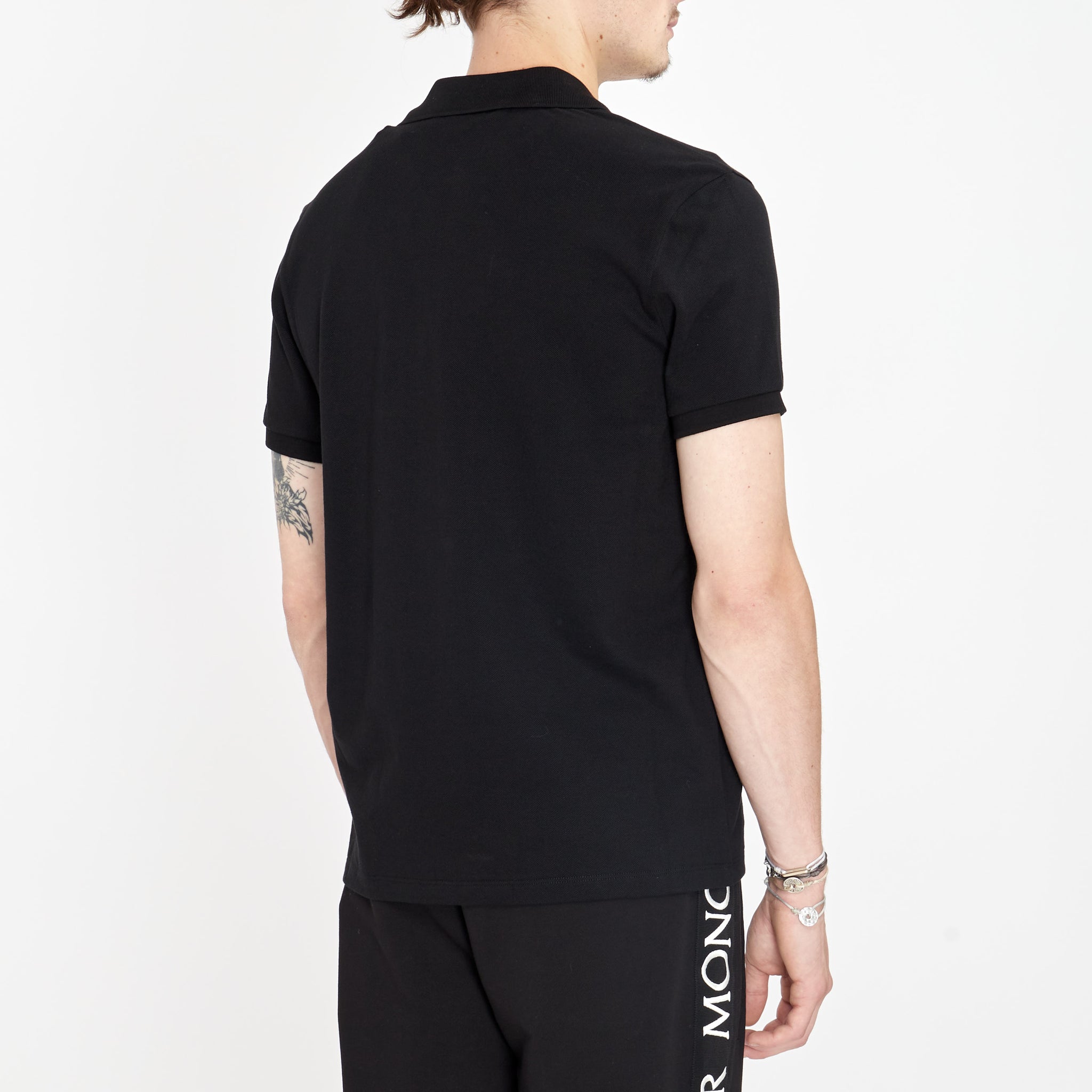 Polo Moncler à Macaron Coeur Noir
