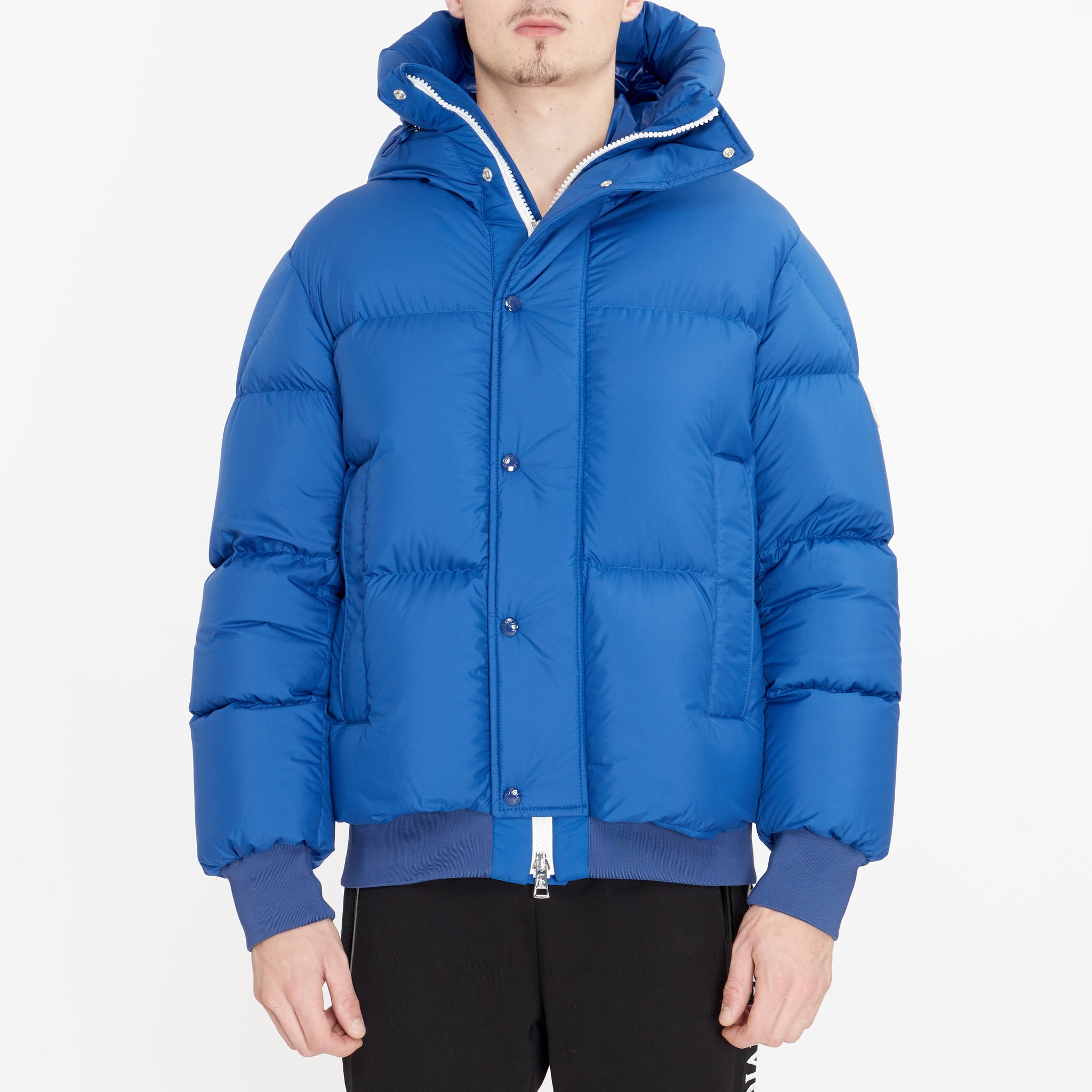 Doudoune Moncler Risler Bleu