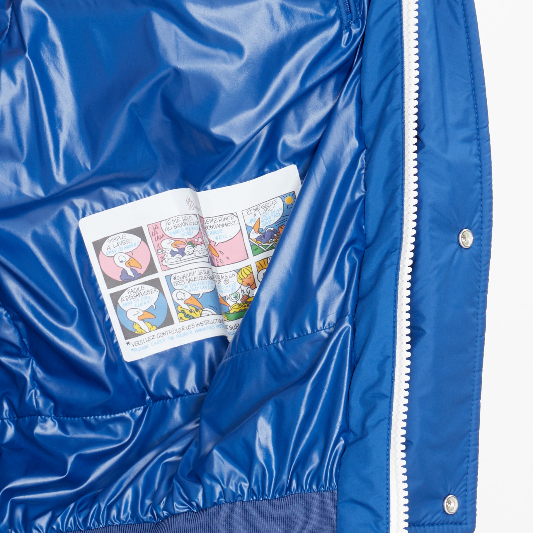 Doudoune Moncler Risler Bleu