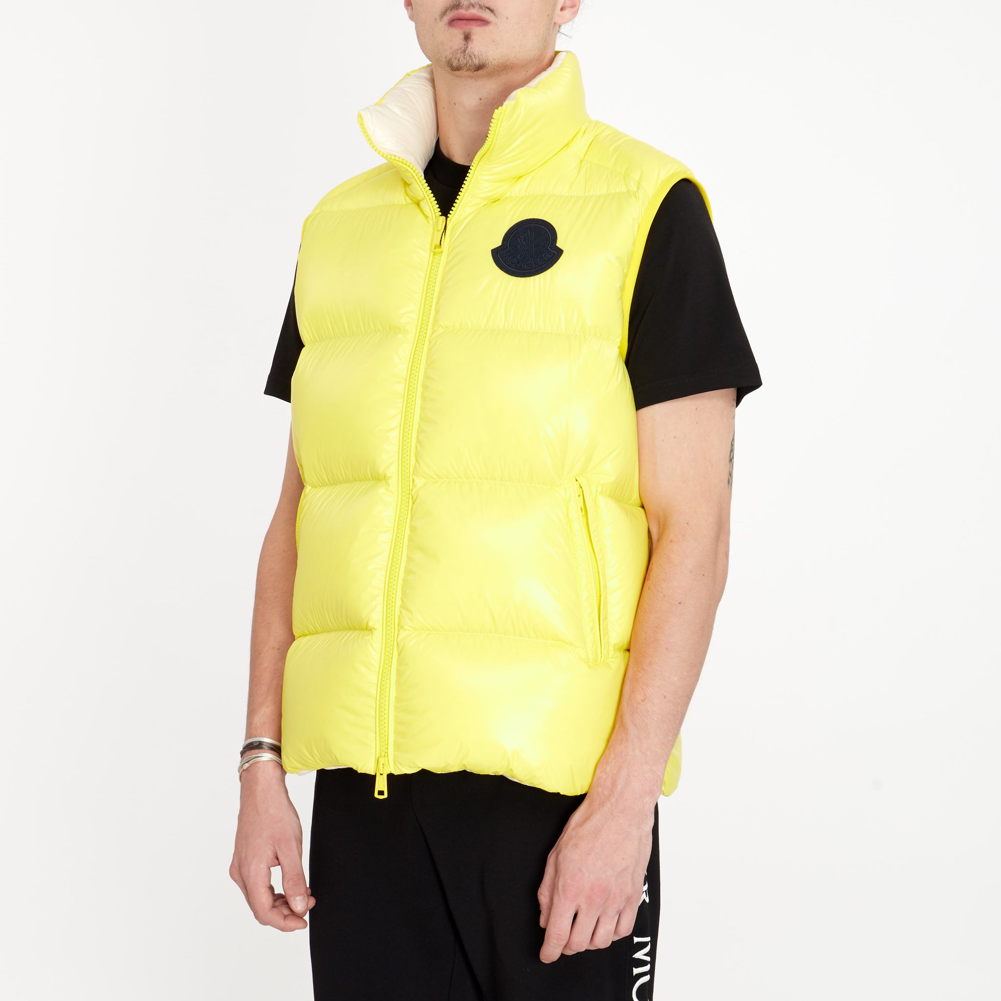 Doudoune Sans Manches Moncler Sumido Jaune