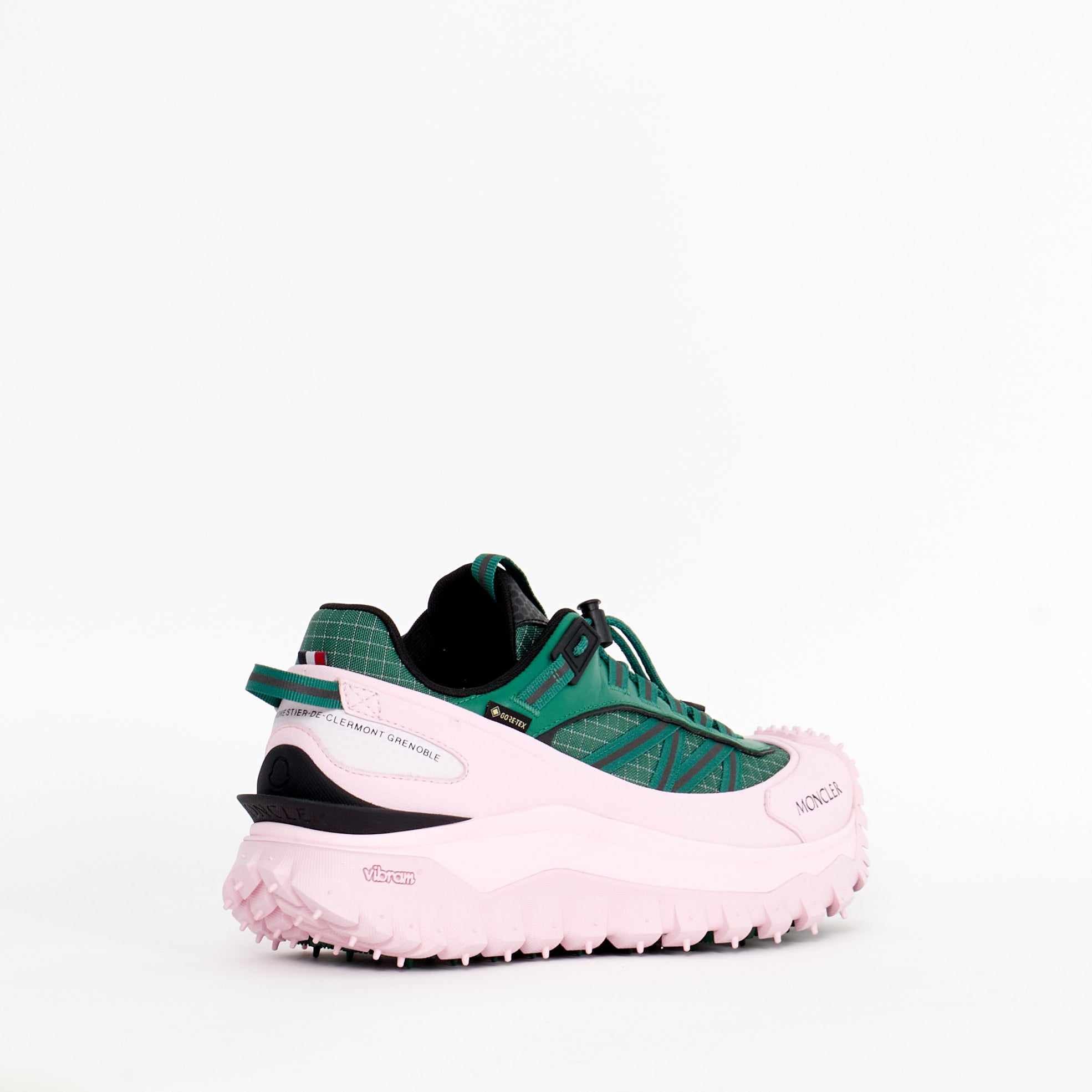 Sneakers Moncler Trailgrip Gtx Low Vert et Rose