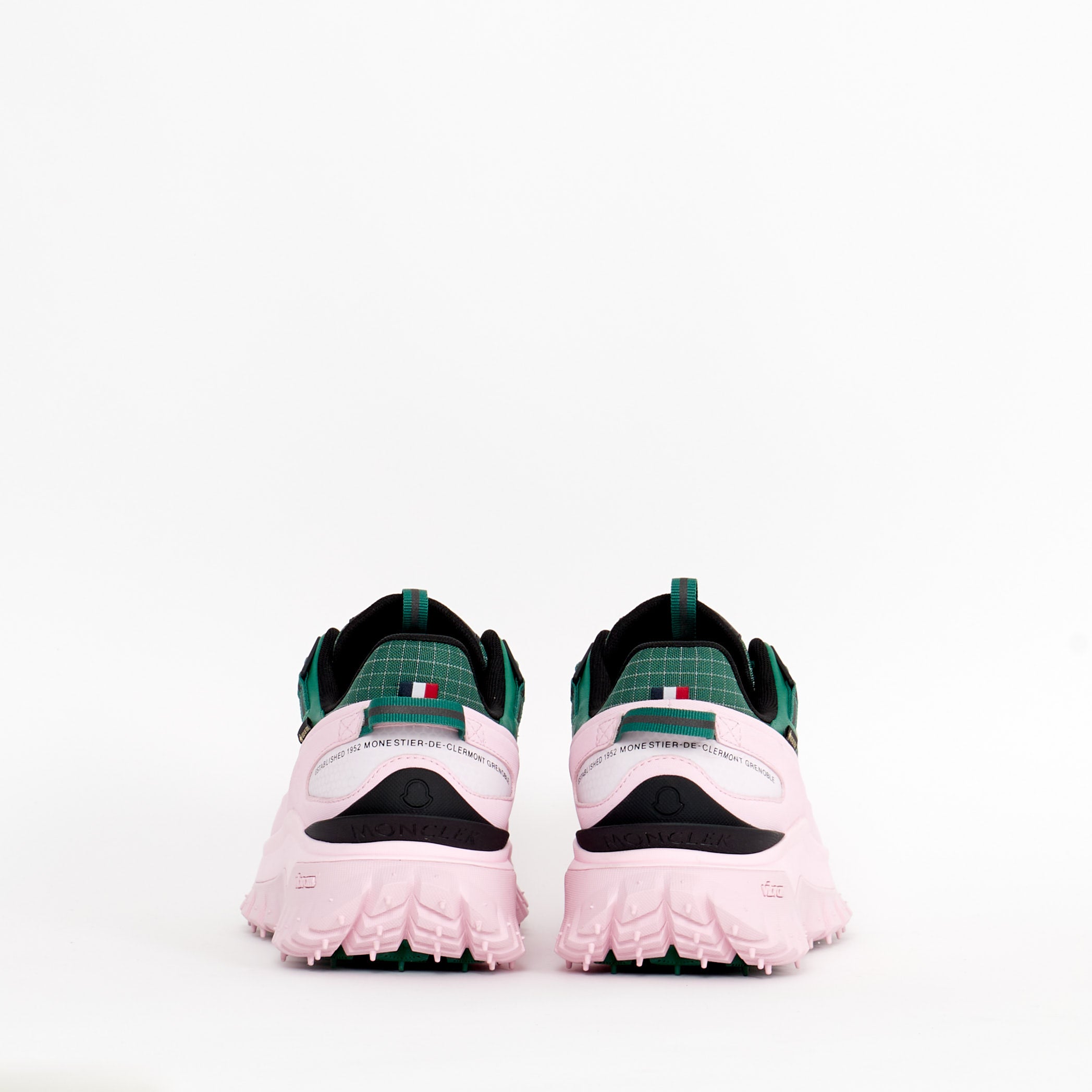 Sneakers Moncler Trailgrip Gtx Low Vert et Rose