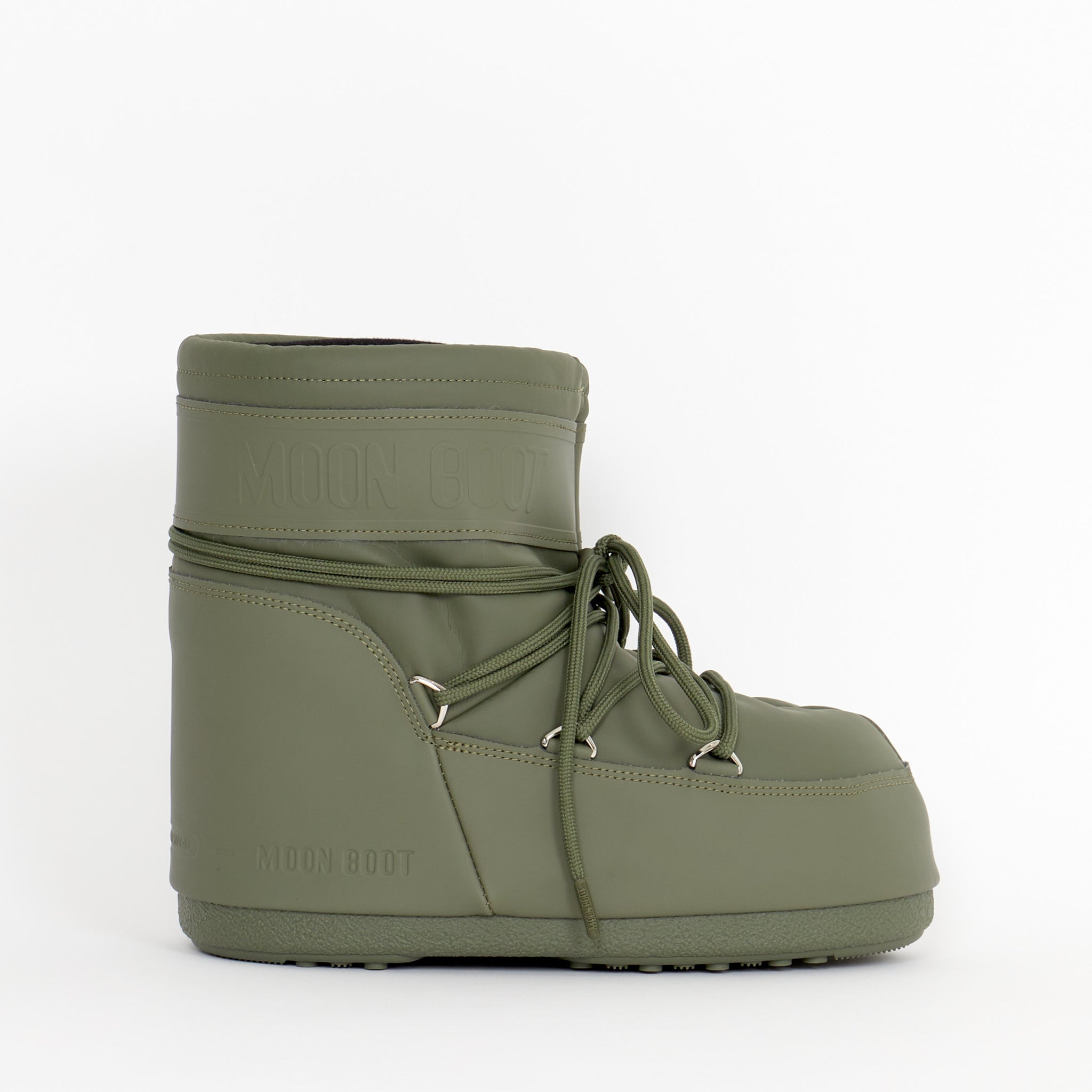 Bottes Moon Boot Icon Low Caoutchouc Kaki