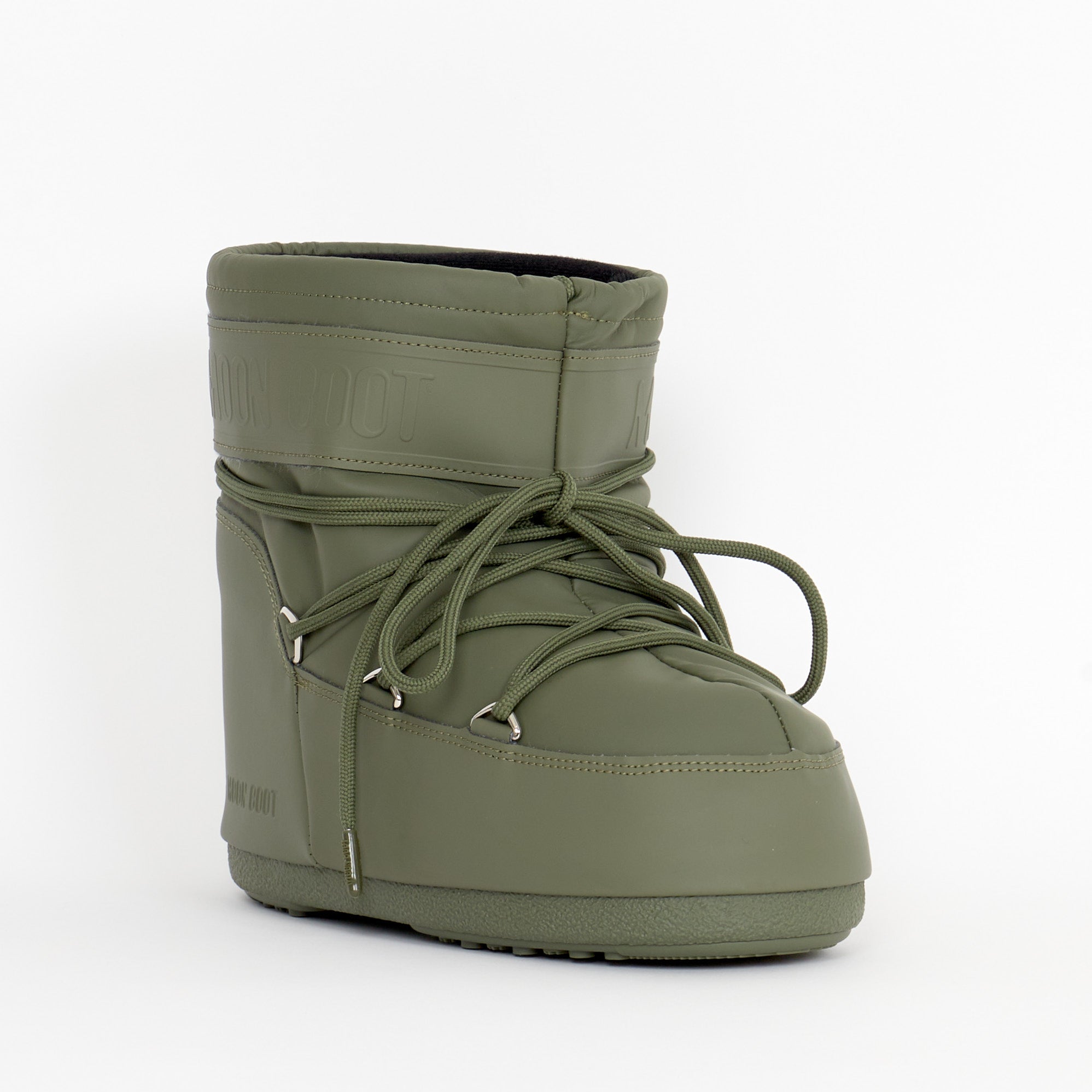 Bottes Moon Boot Icon Low Caoutchouc Kaki