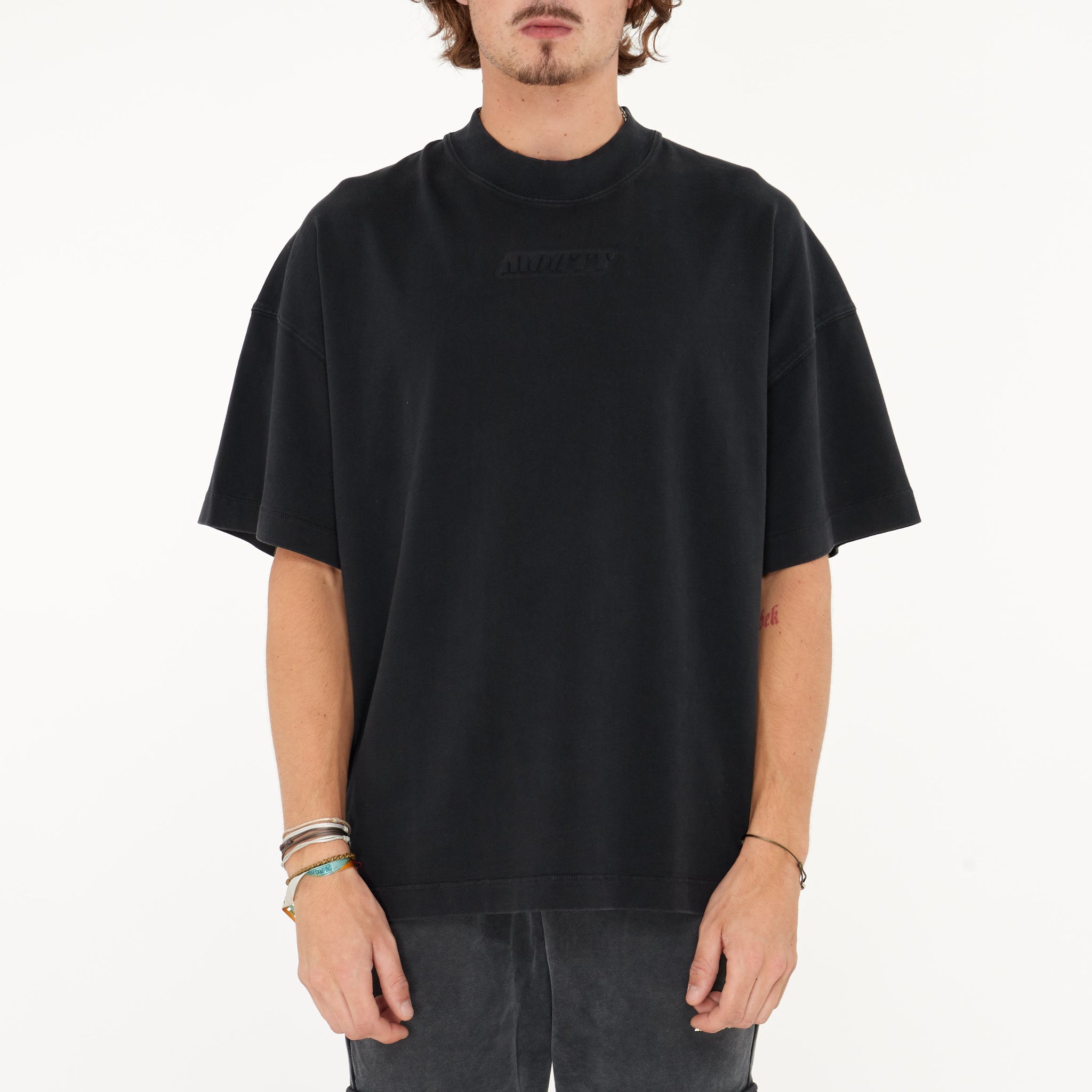 T-shirt Mouty à Logo Noir
