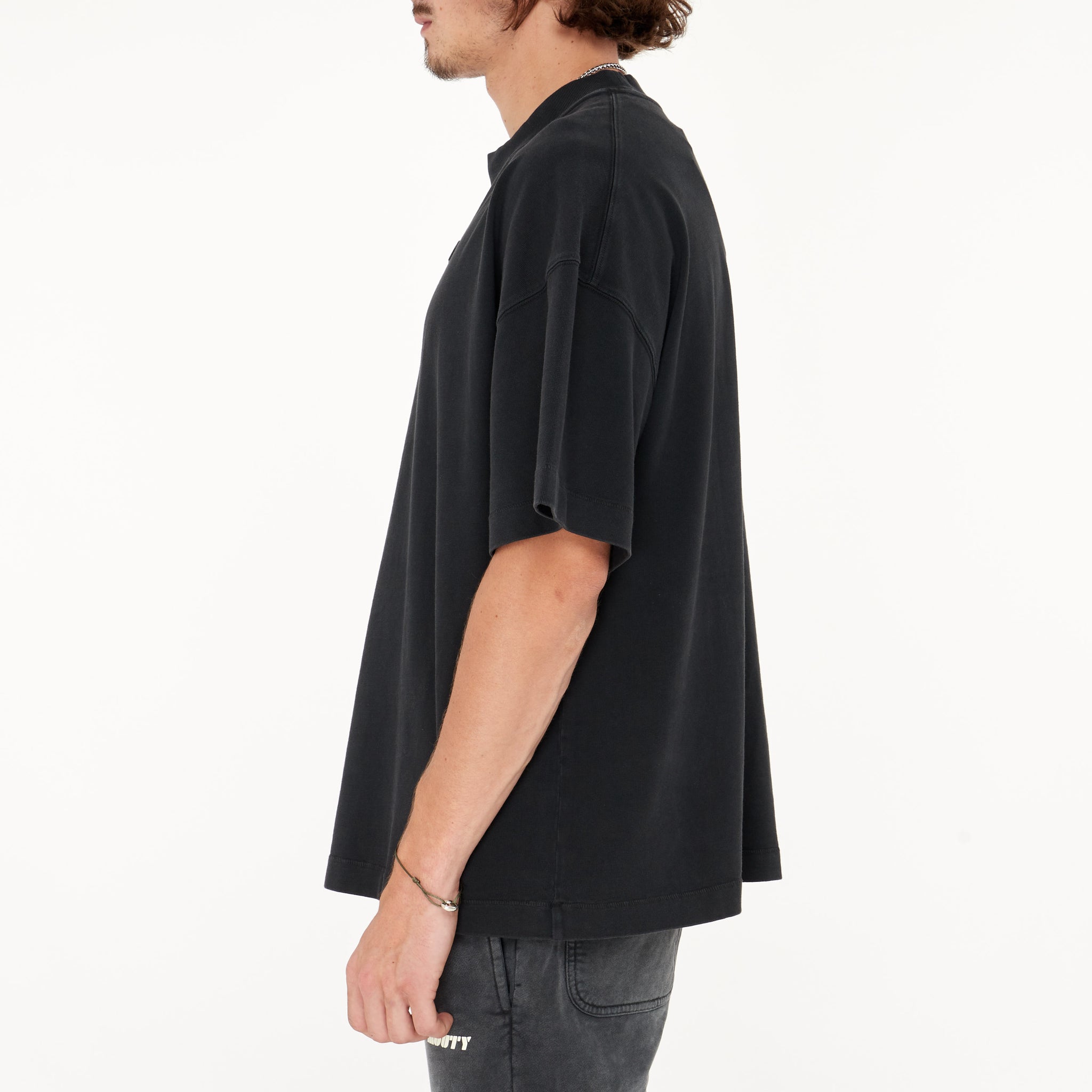 T-shirt Mouty à Logo Noir