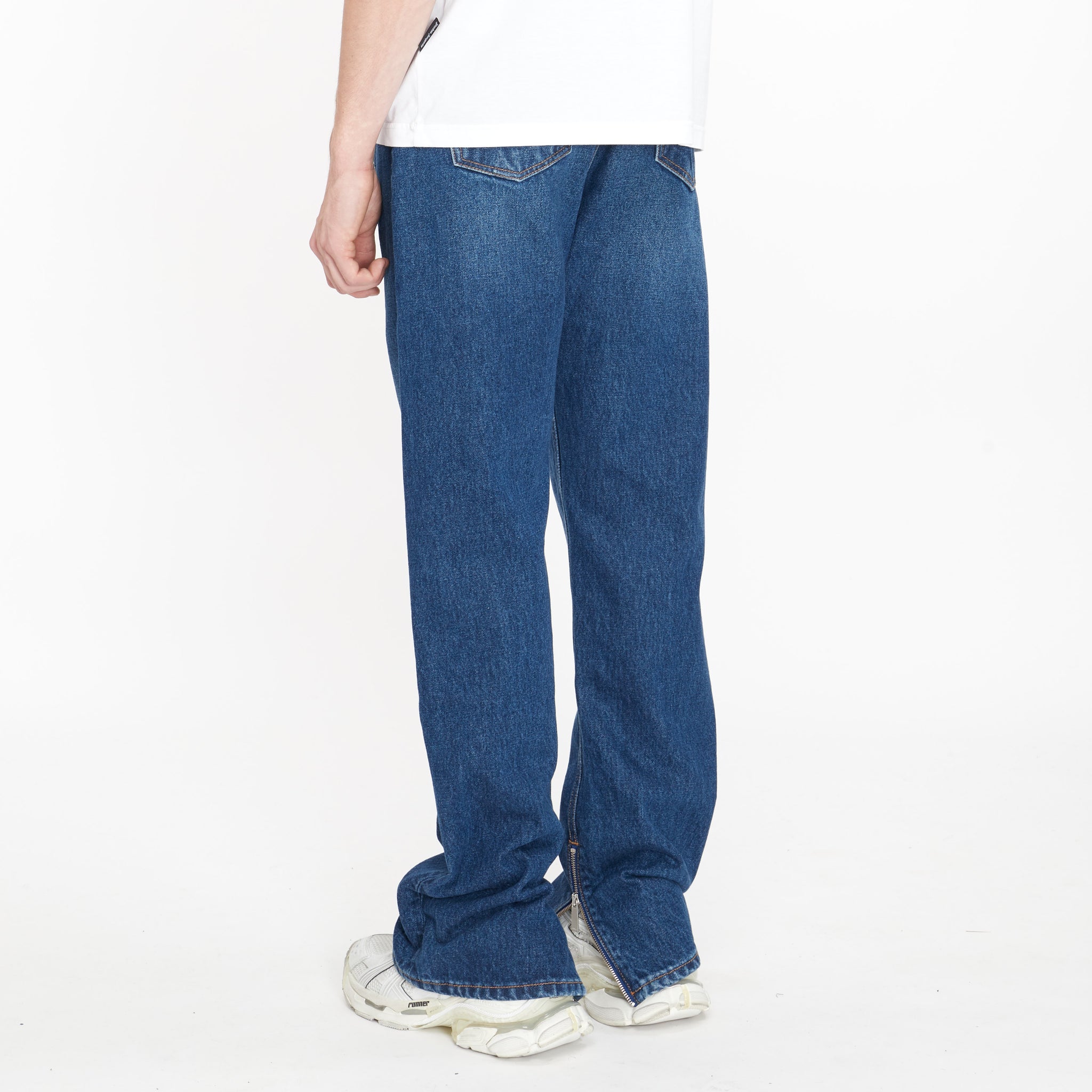 Jeans Off-White en Denim à Zip