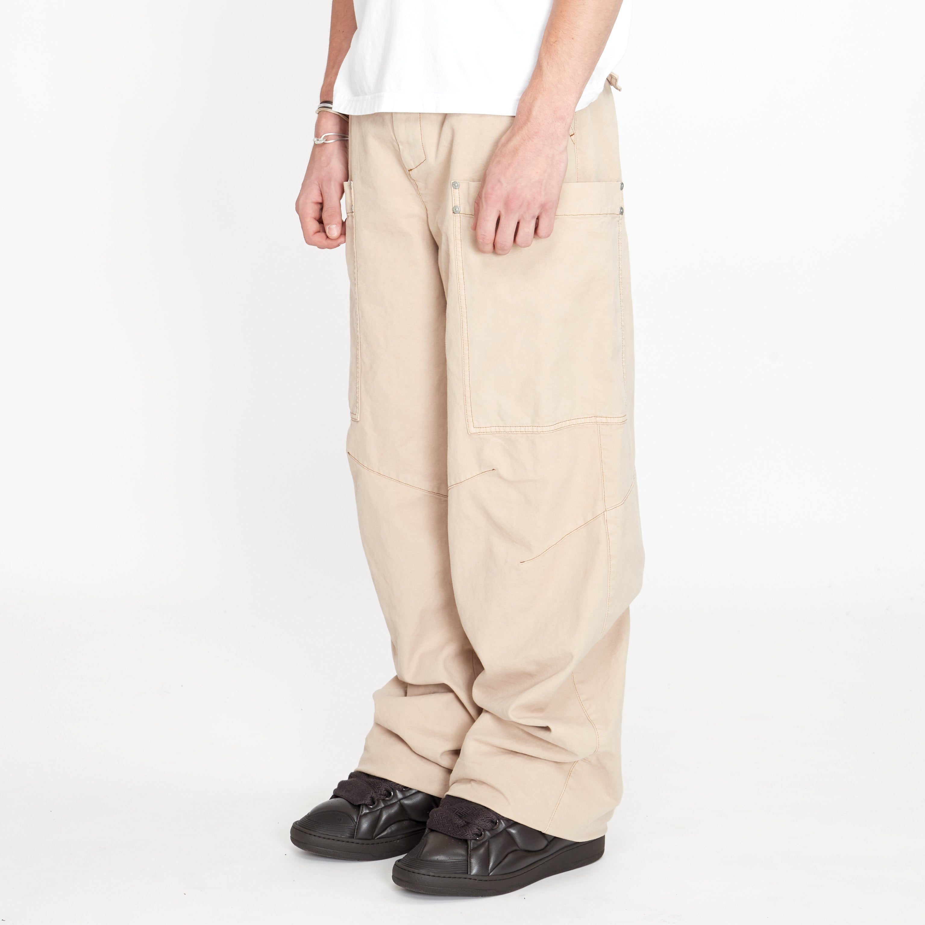 Pantalon Cargo Palm Angels Beige | Lesthete